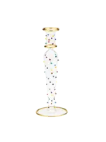 anna+nina Confetti Glass Candle Holder - Multicolour