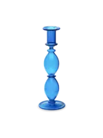 anna+nina Harbor Glass Candle Holder - Blue