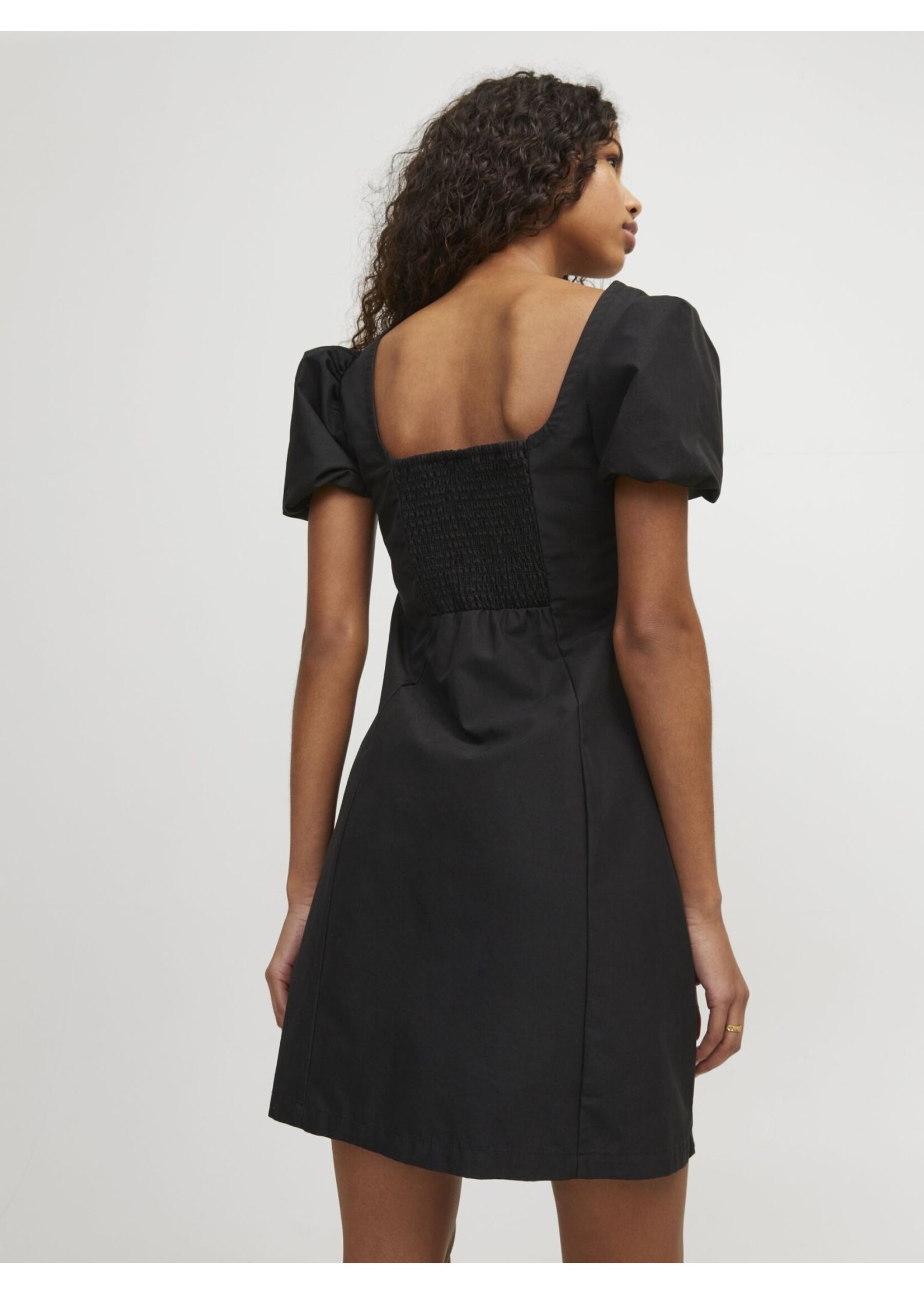 JJXX JXSTELLA SS SHORT DRESS - BLACK