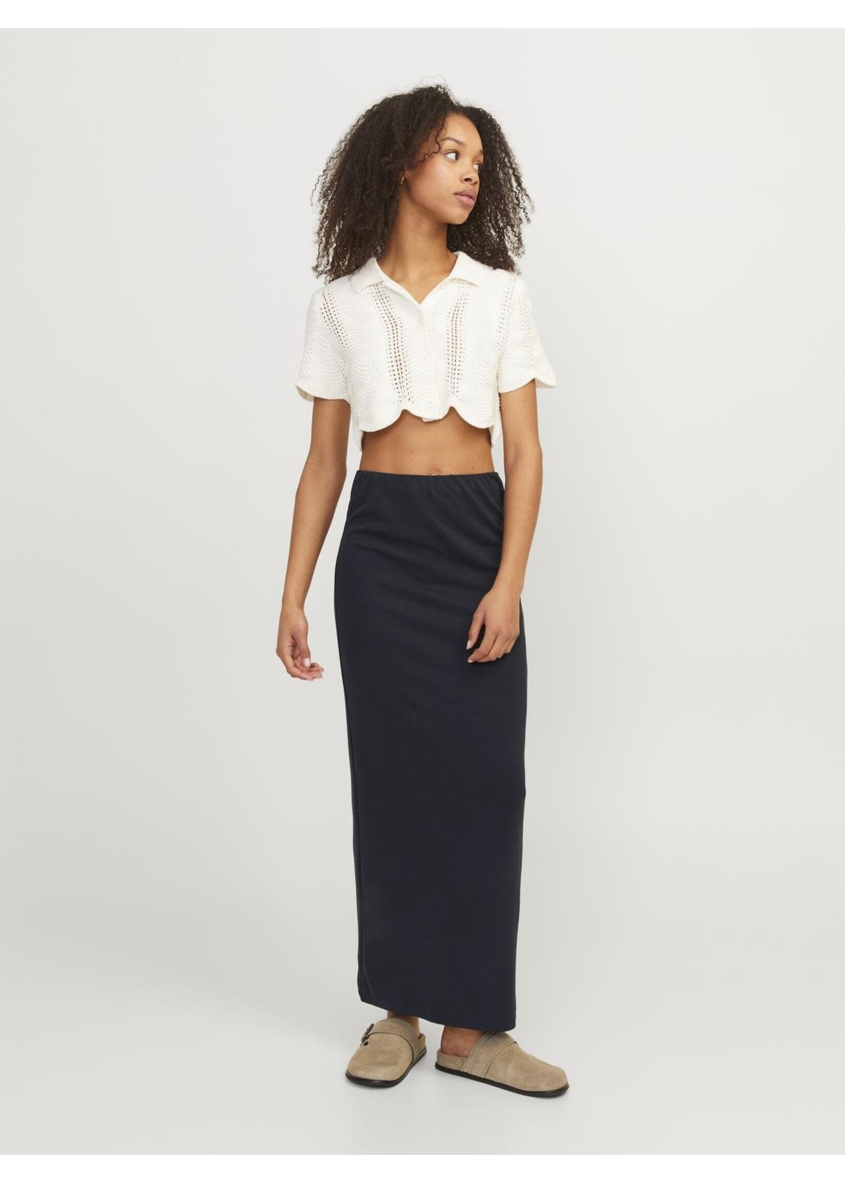 JJXX JXNOELLE HW CALF SKIRT - CAVIAR