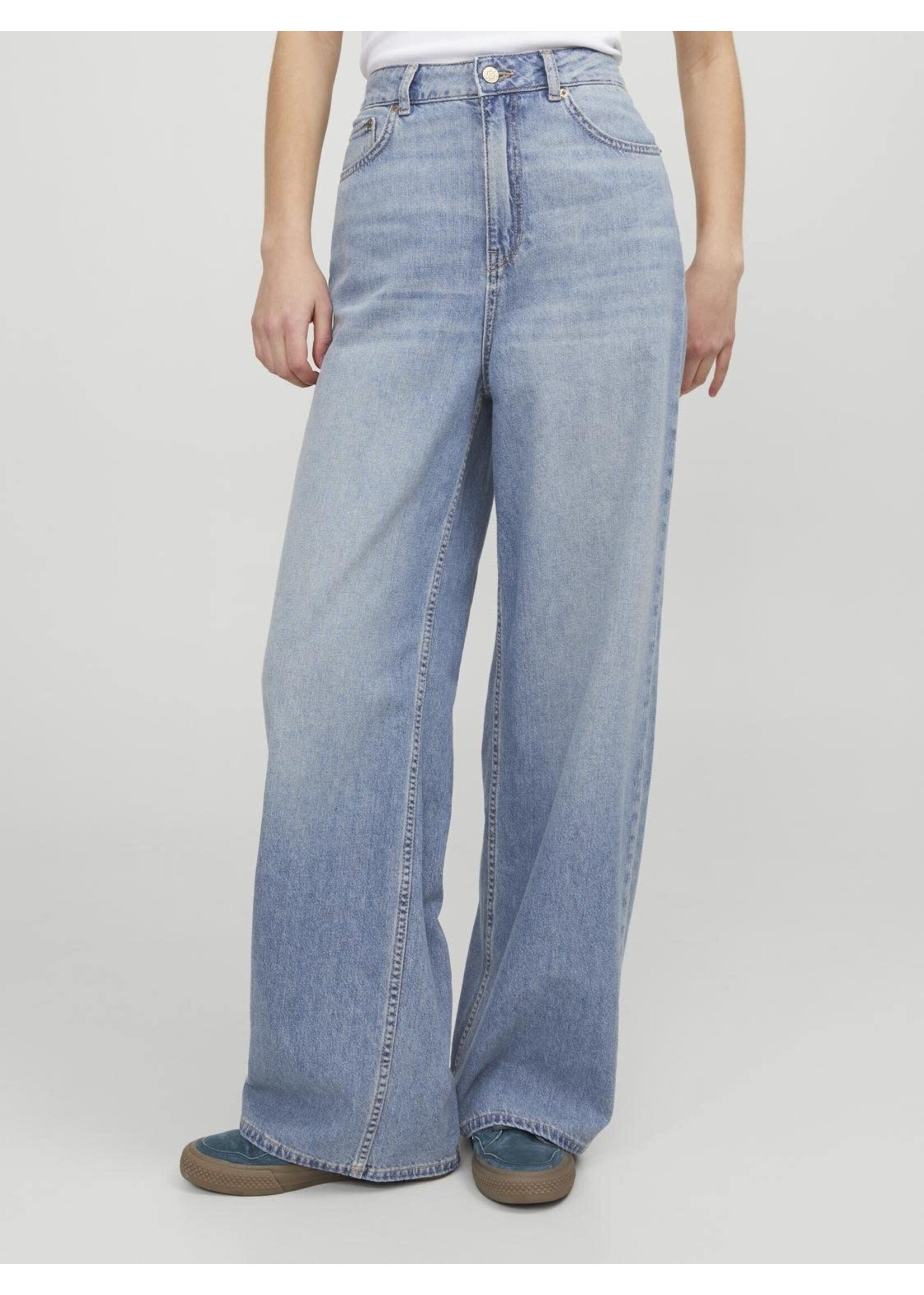 JXTOKYO WIDE HW JEANS R6078 - LIGHT BLUE DENIM