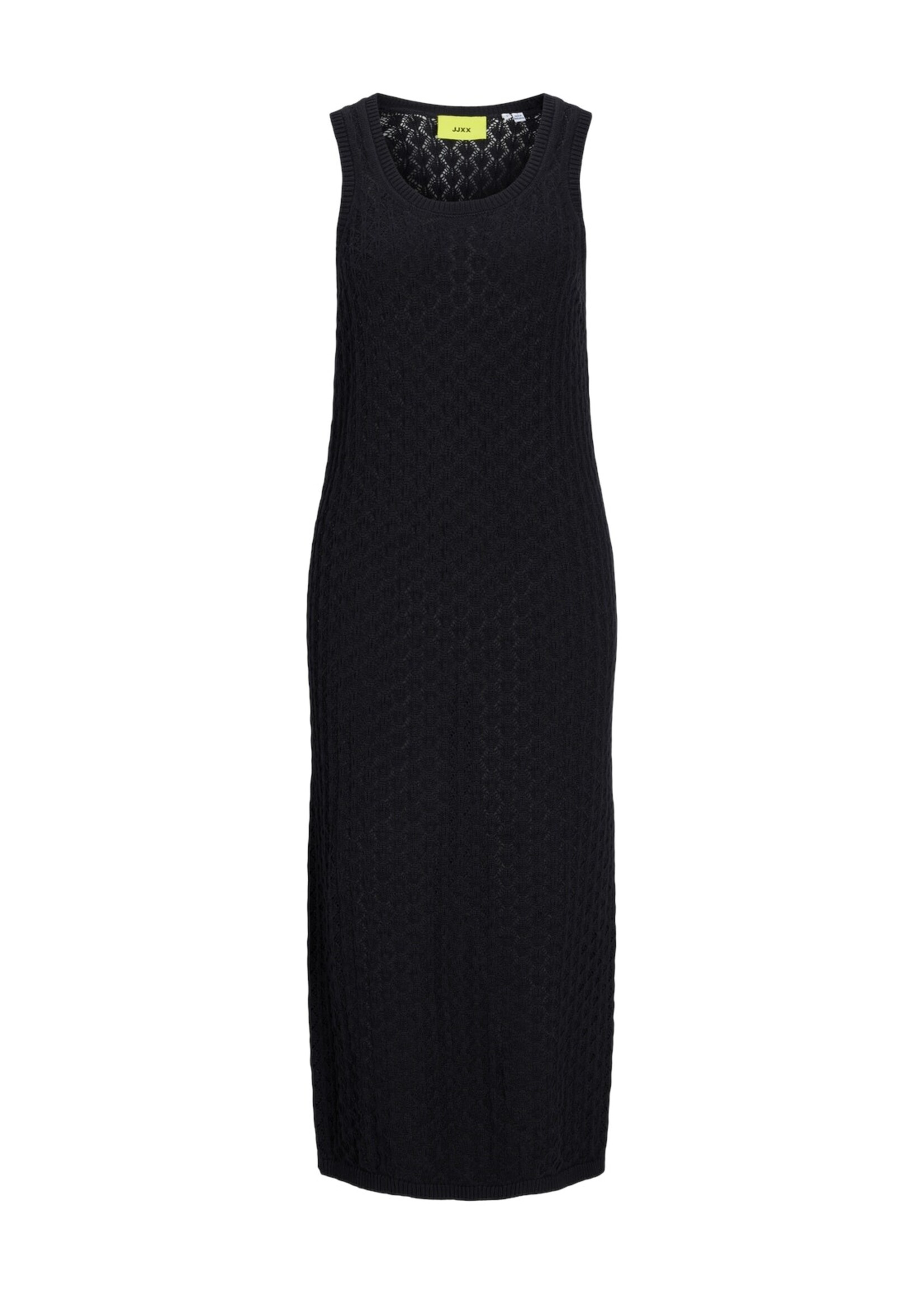 JXZURI LONG DRESS KNIT - BLACK