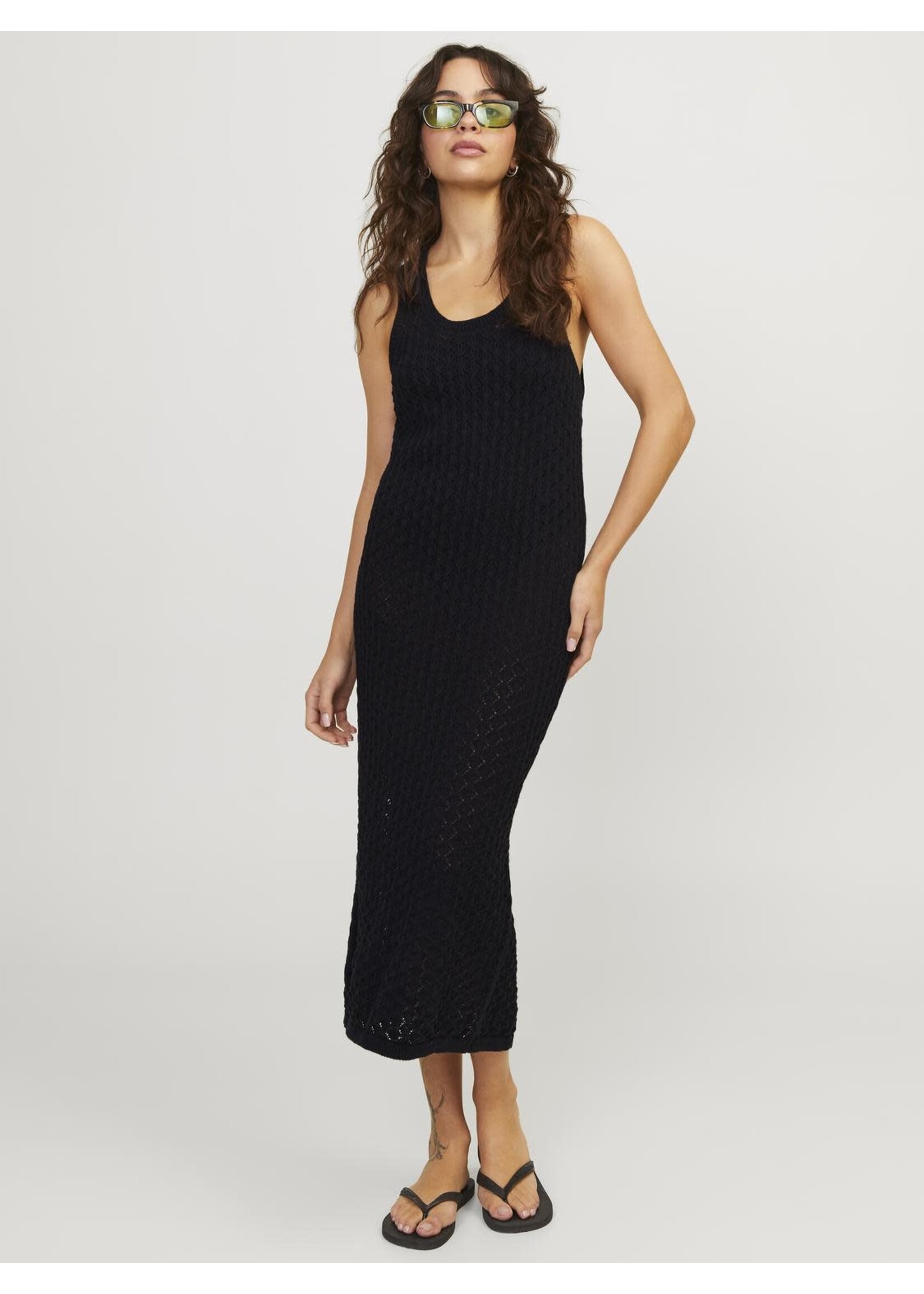 JJXX JXZURI LONG DRESS KNIT - BLACK