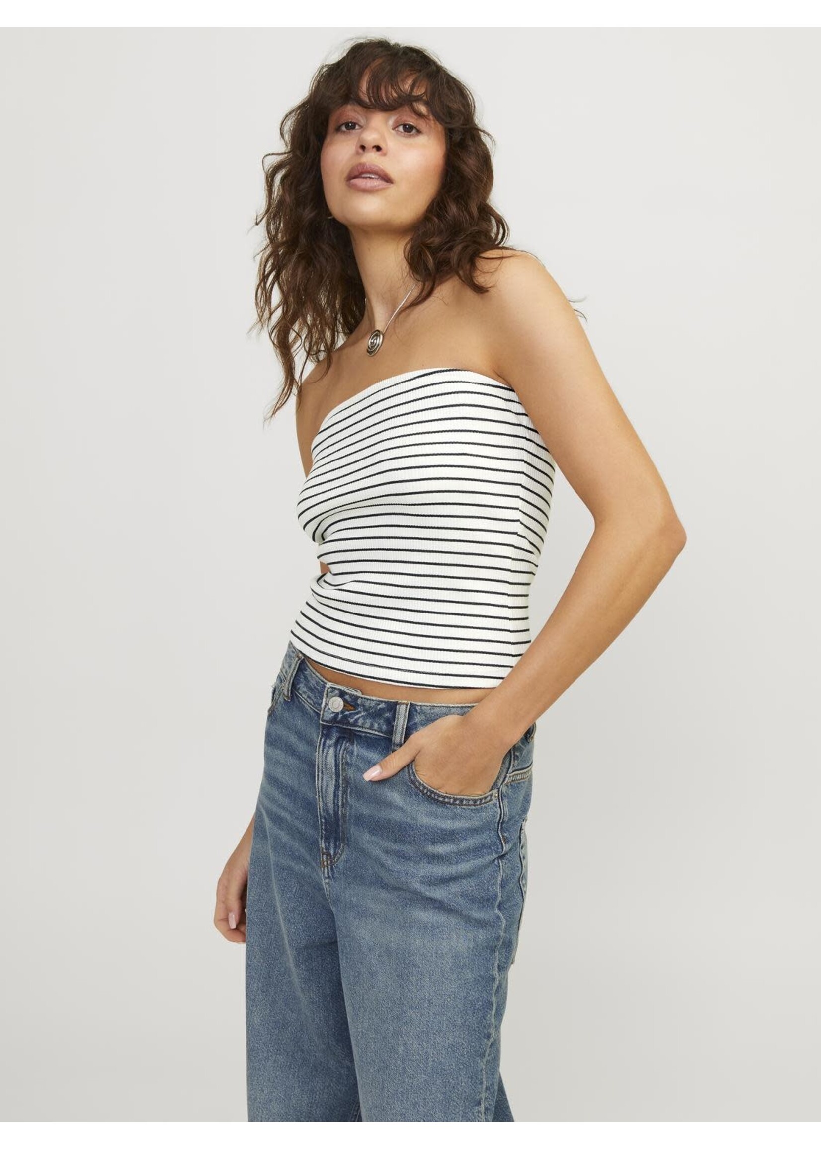 JJXX JXDAGMAR TUBE TOP - VANILLA ICE