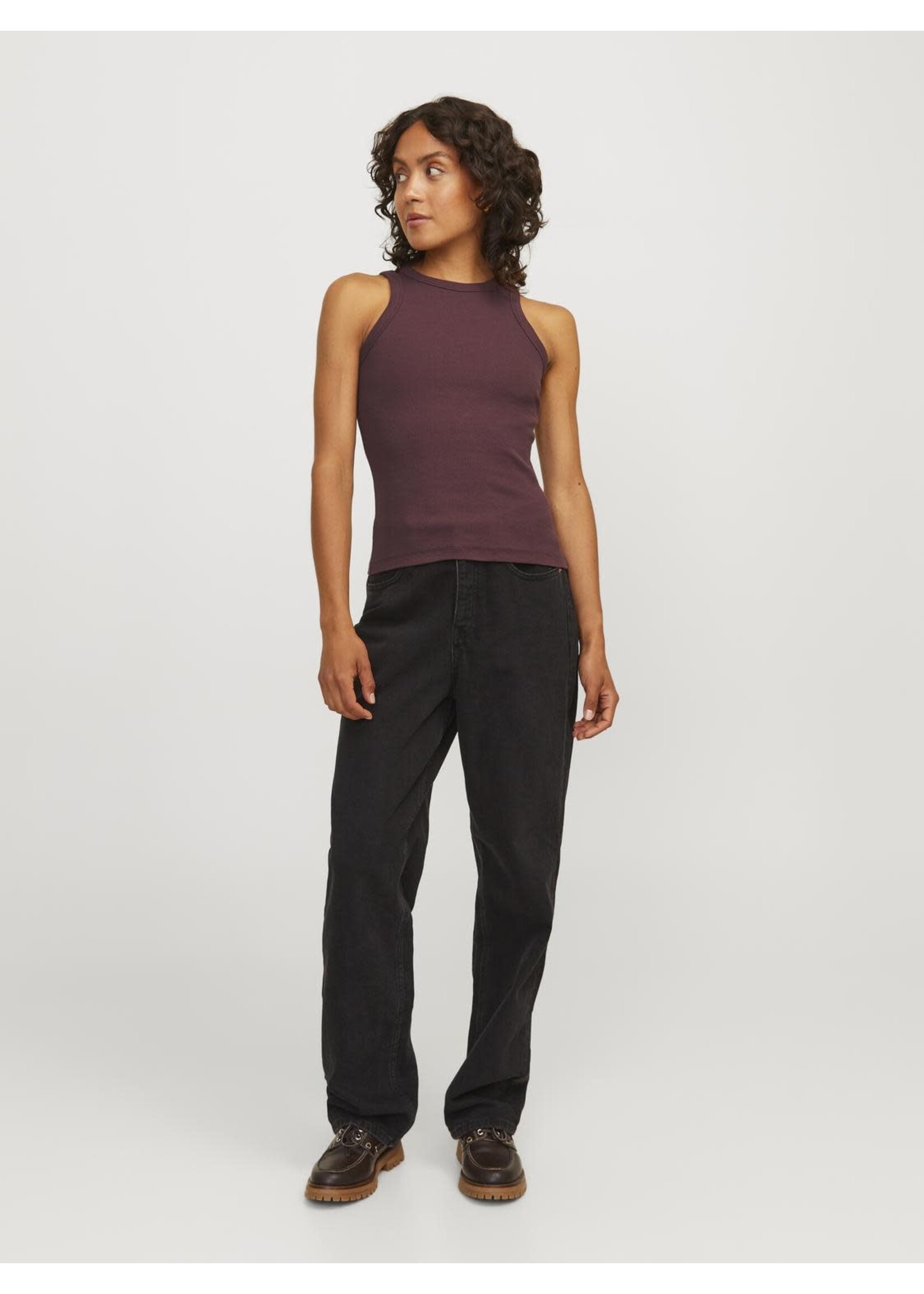 JJXX JXFOREST RIB TOP - SASSAFRAS