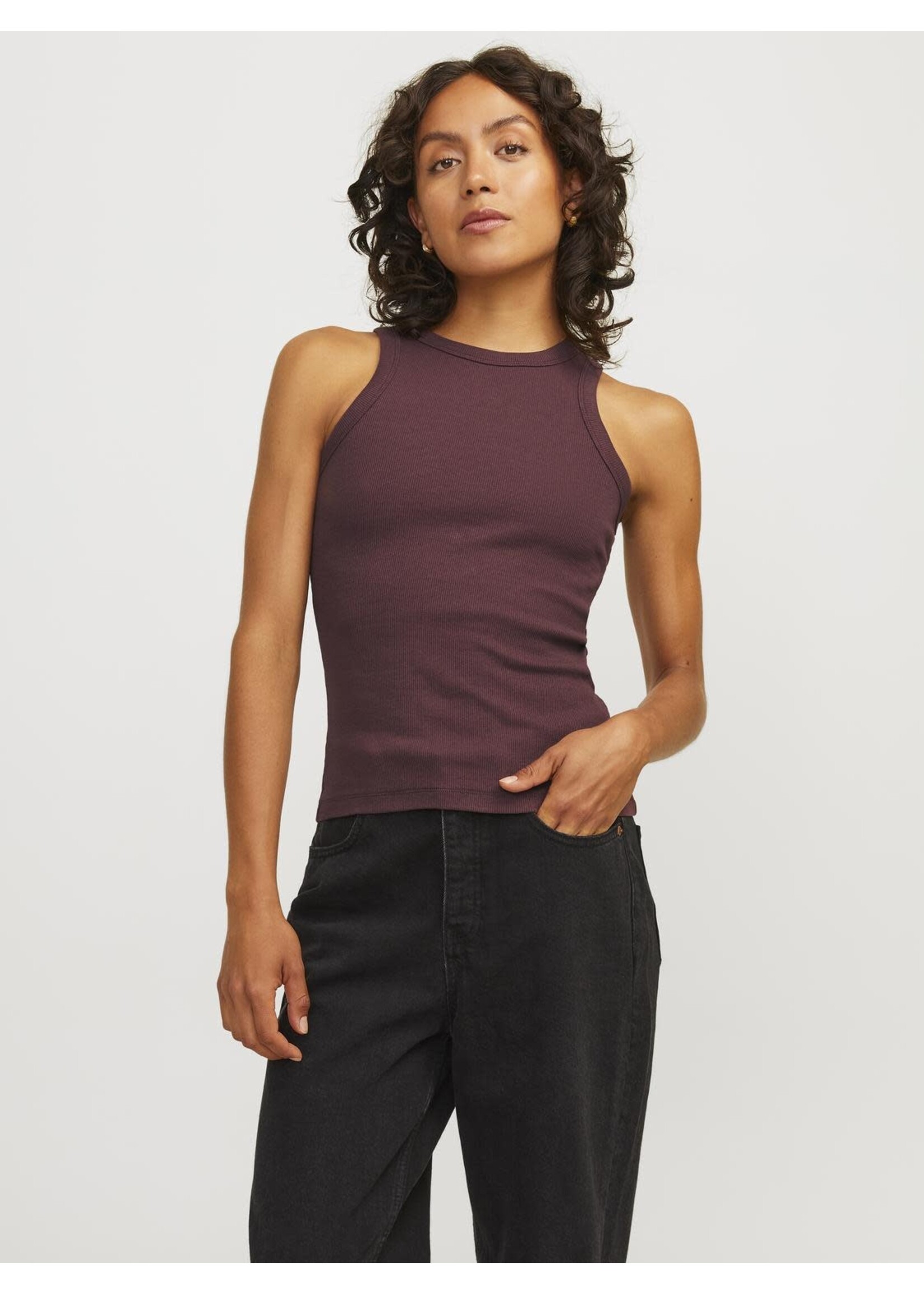 JJXX JXFOREST RIB TOP - SASSAFRAS