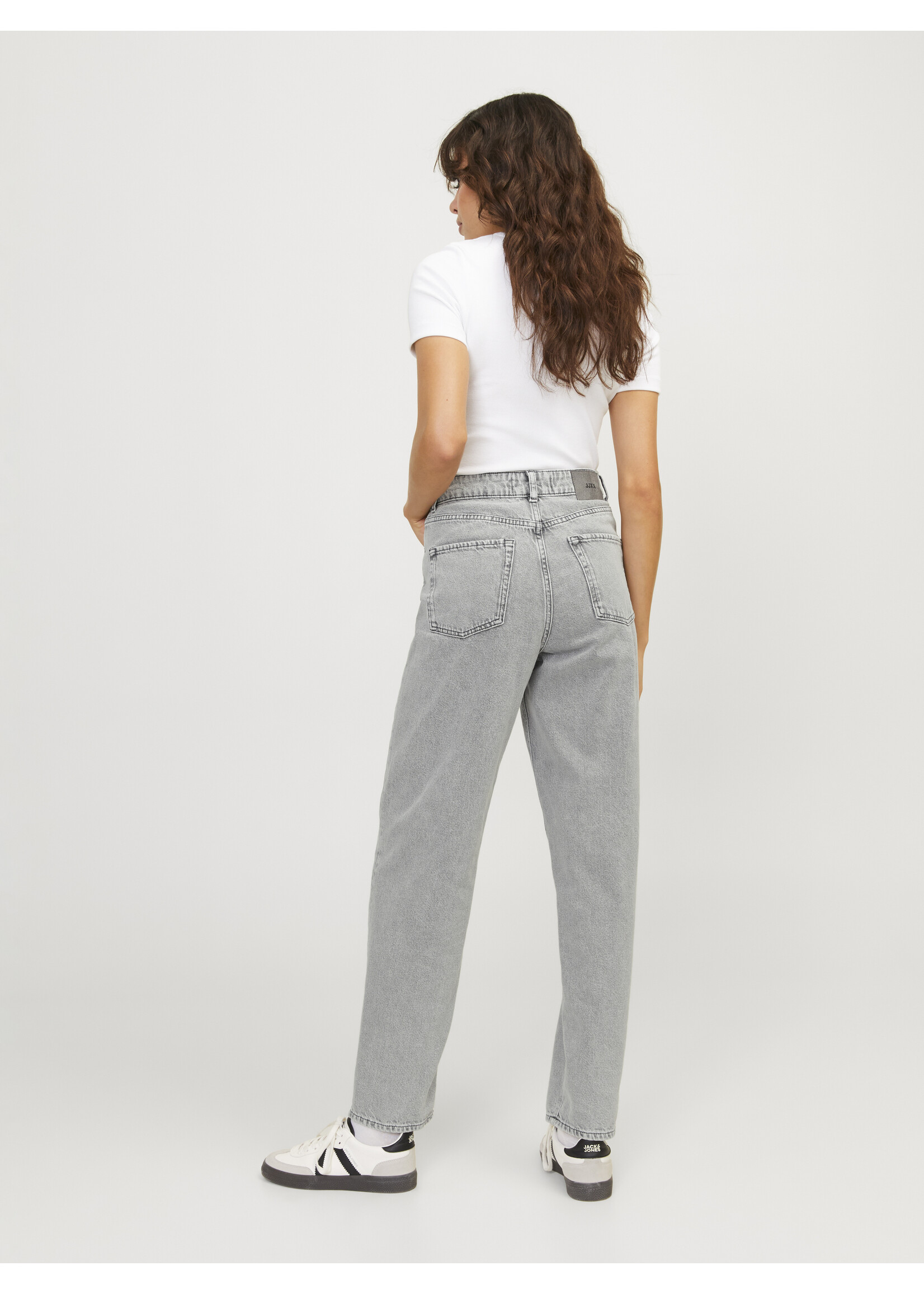 JJXX JXLISBON MOM JEANS R4040 - LIGHT GREY DENIM