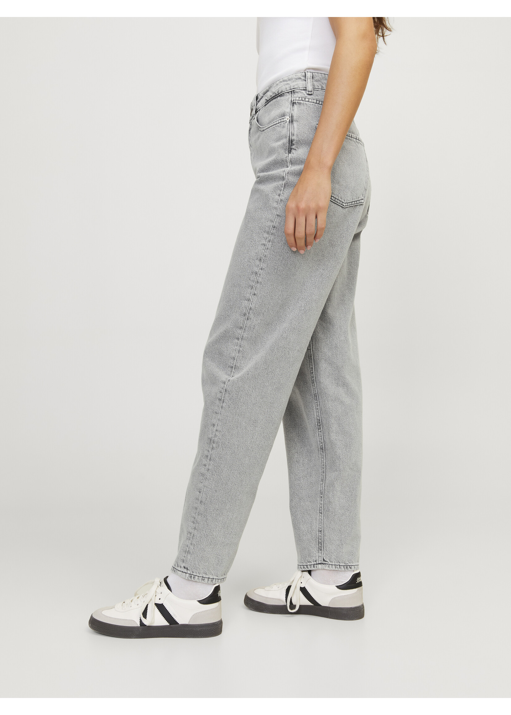 JJXX JXLISBON MOM JEANS R4040 - LIGHT GREY DENIM
