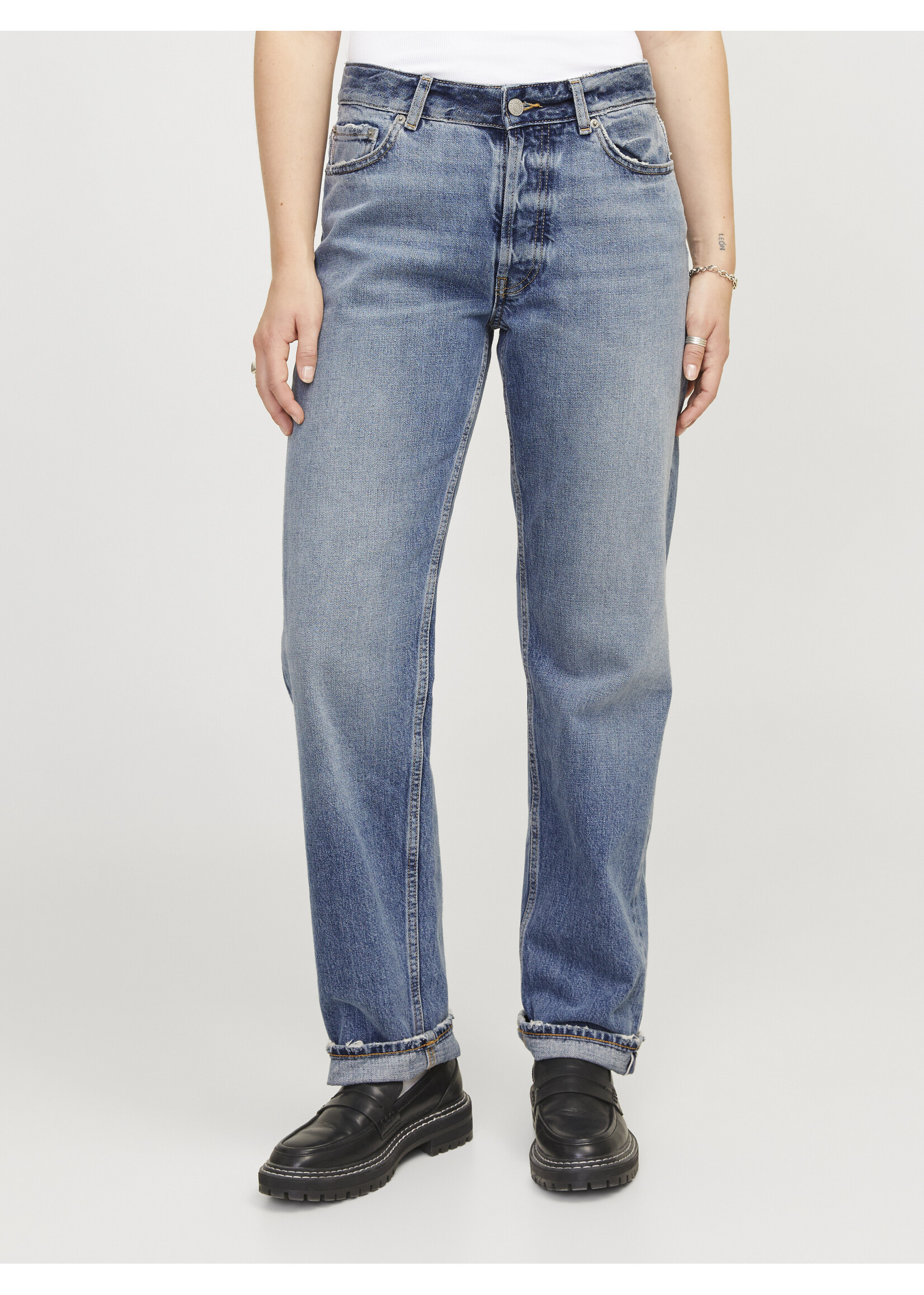 JXSEOUL  STRAIGHT FIT SELV R3130 - MED BLUE