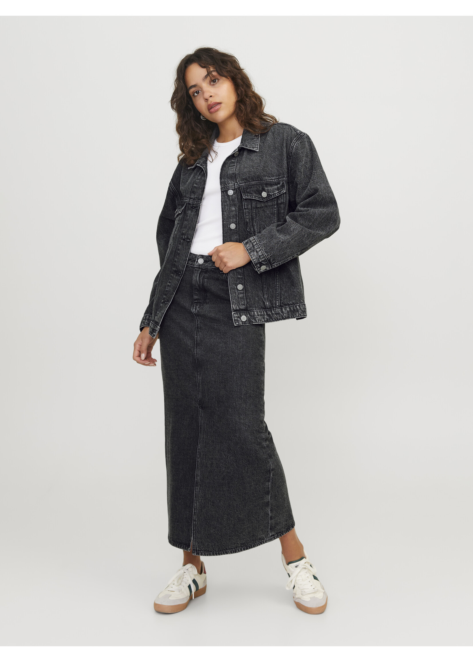 JXORLY RLX LONG JACKET - GREY DENIM