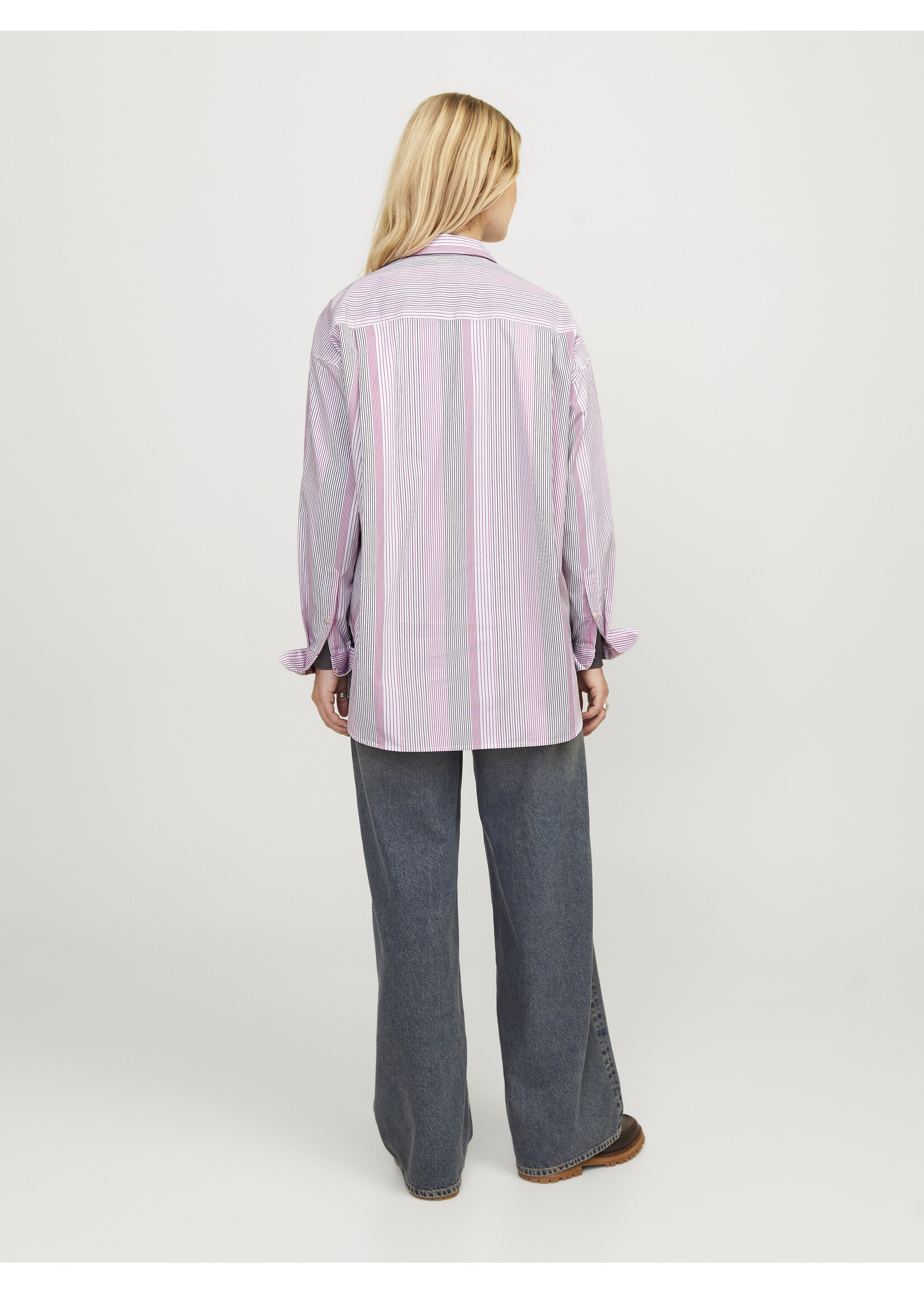 JJXX JXJAMIE RELAXED POPLIN SHIRT - FUCHSIA RED