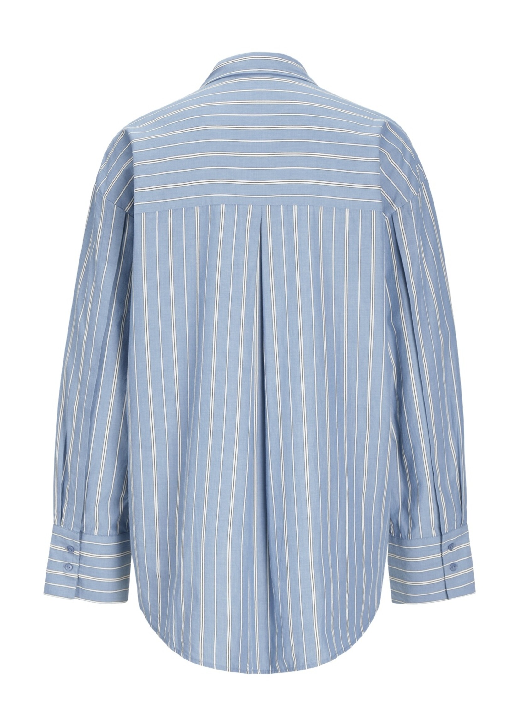 JXTESSA LS POPLIN SHIRT - BLUE