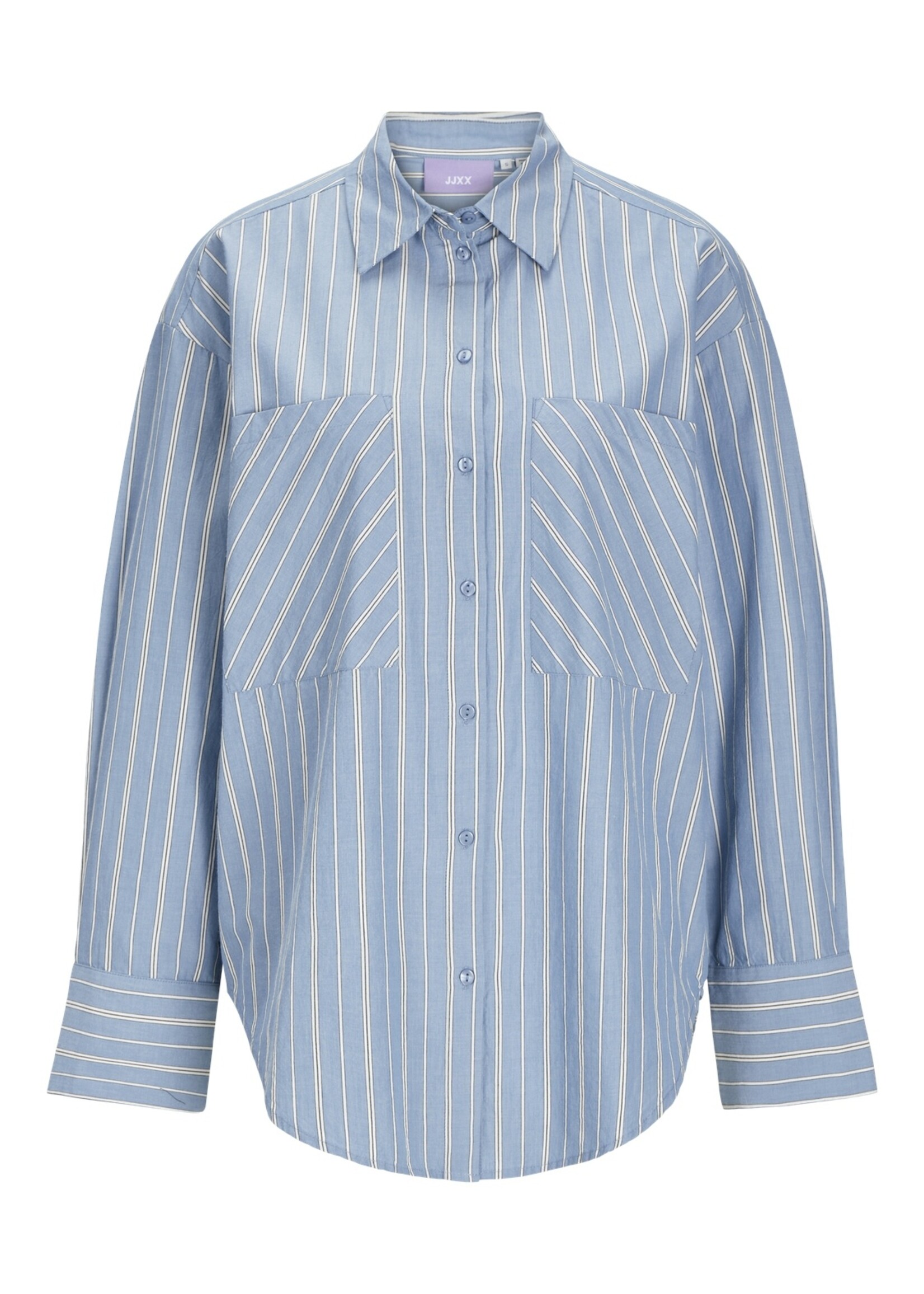 JXTESSA LS POPLIN SHIRT - BLUE