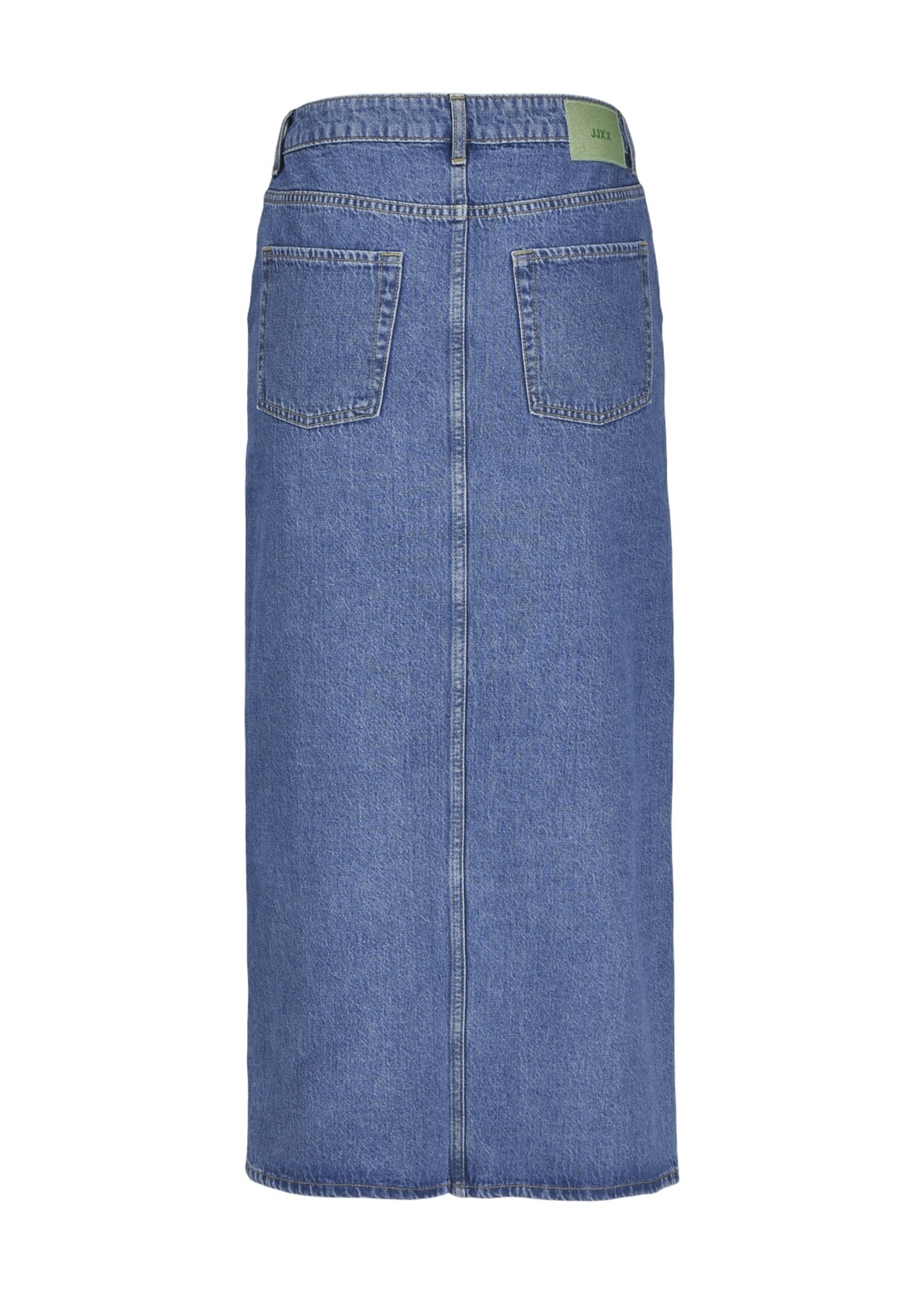 JJXX JXAURA LONG DENIM SKIRT - MED BLUE DENIM