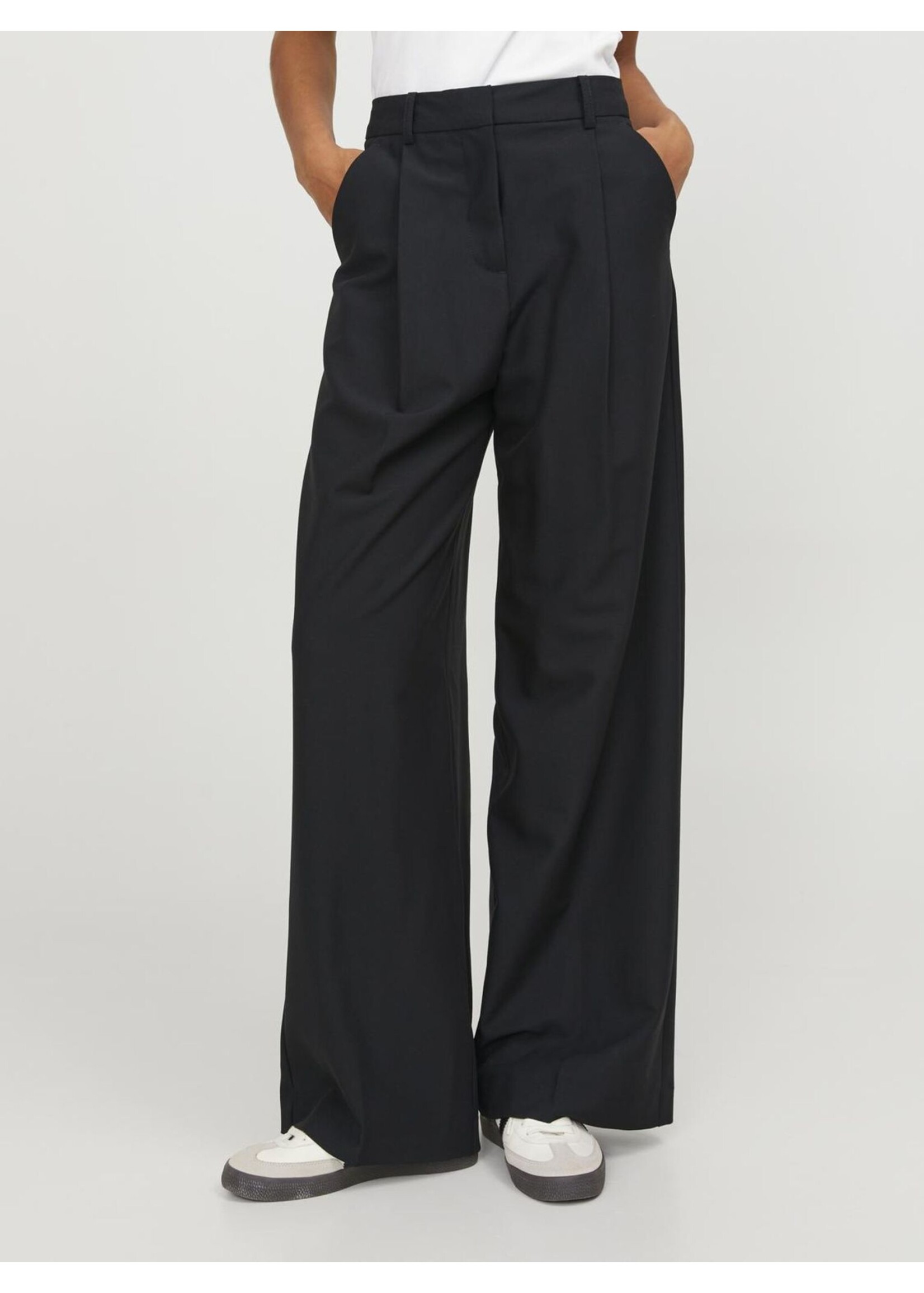 JJXX JXELLIS WIDE WH PANT - BLACK