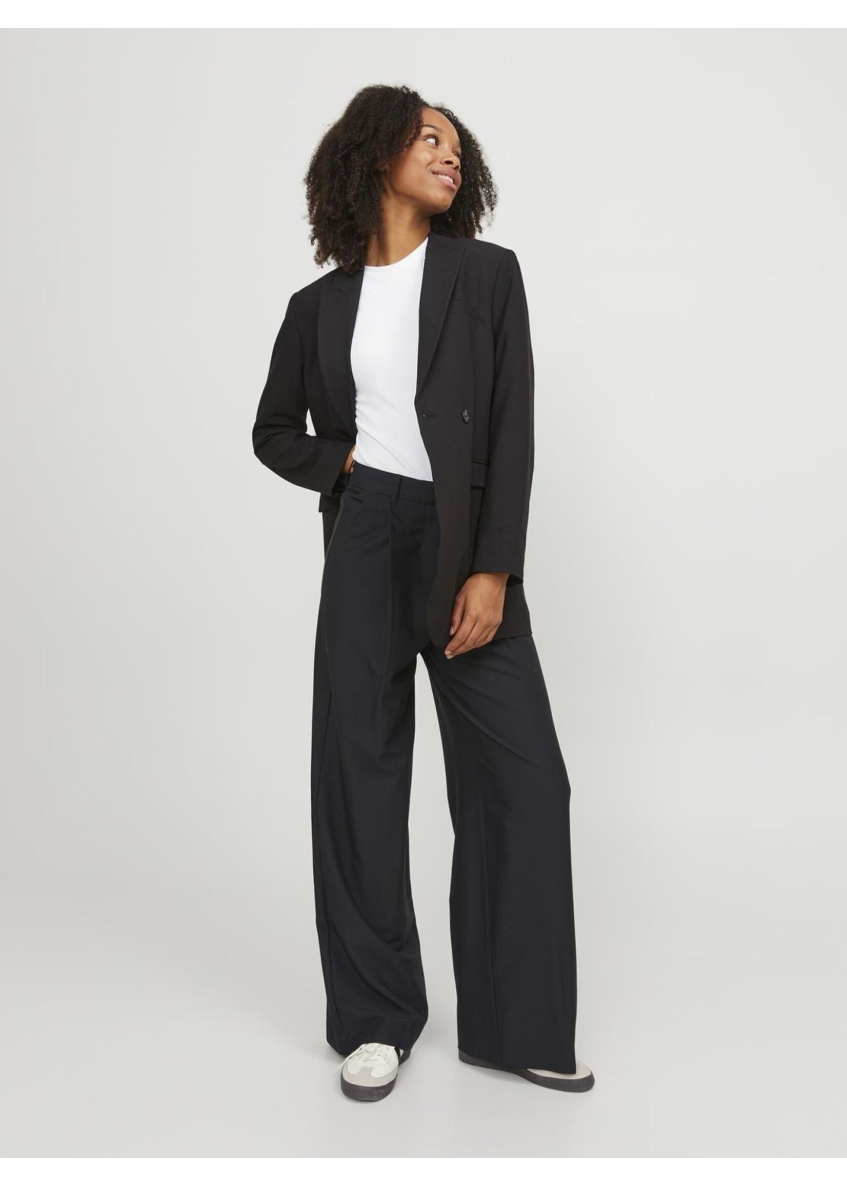 JJXX JXELLIS WIDE WH PANT - BLACK