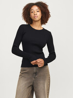 JXJODI TIGHT CREW NECK KNIT - BLACK