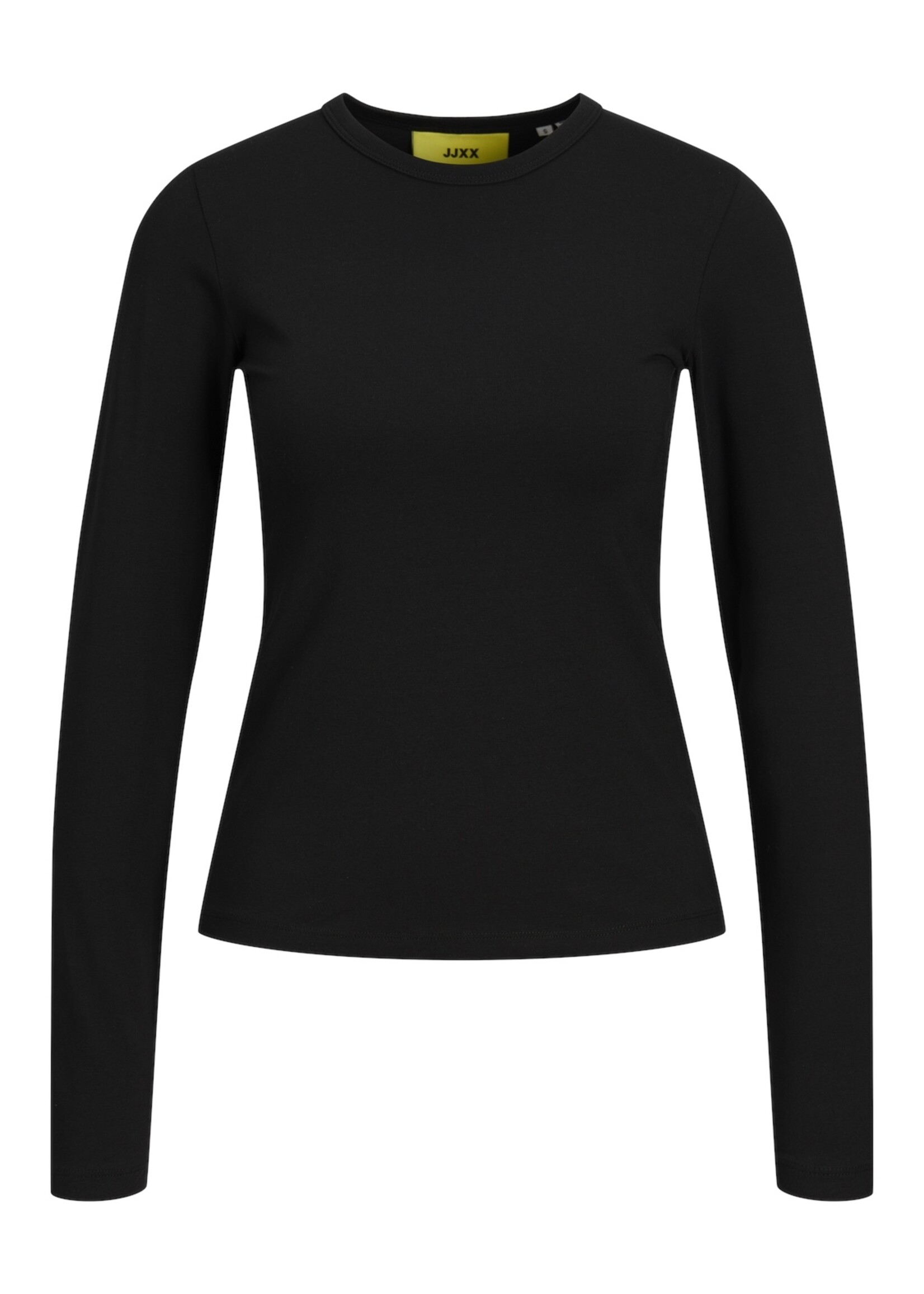 JXCELINE GIGI LS SOLID TEE - BLACK