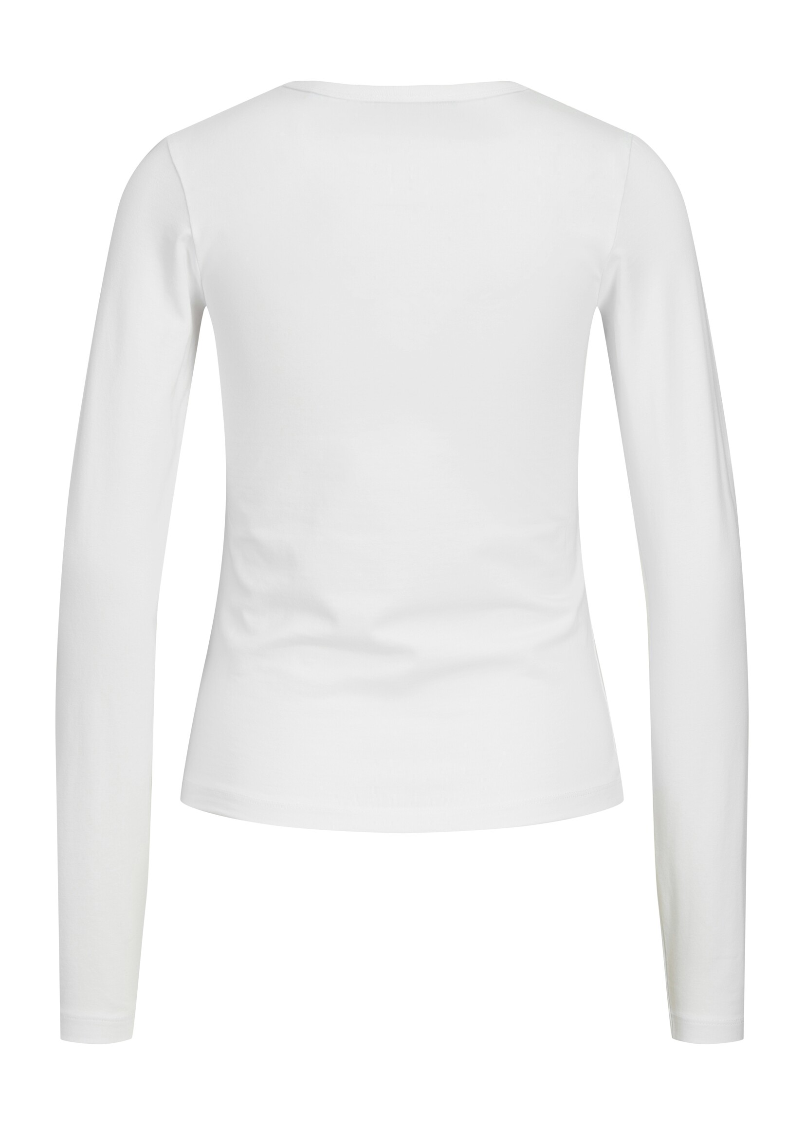 JXCELINE GIGI LS SOLID TEE -WHITE