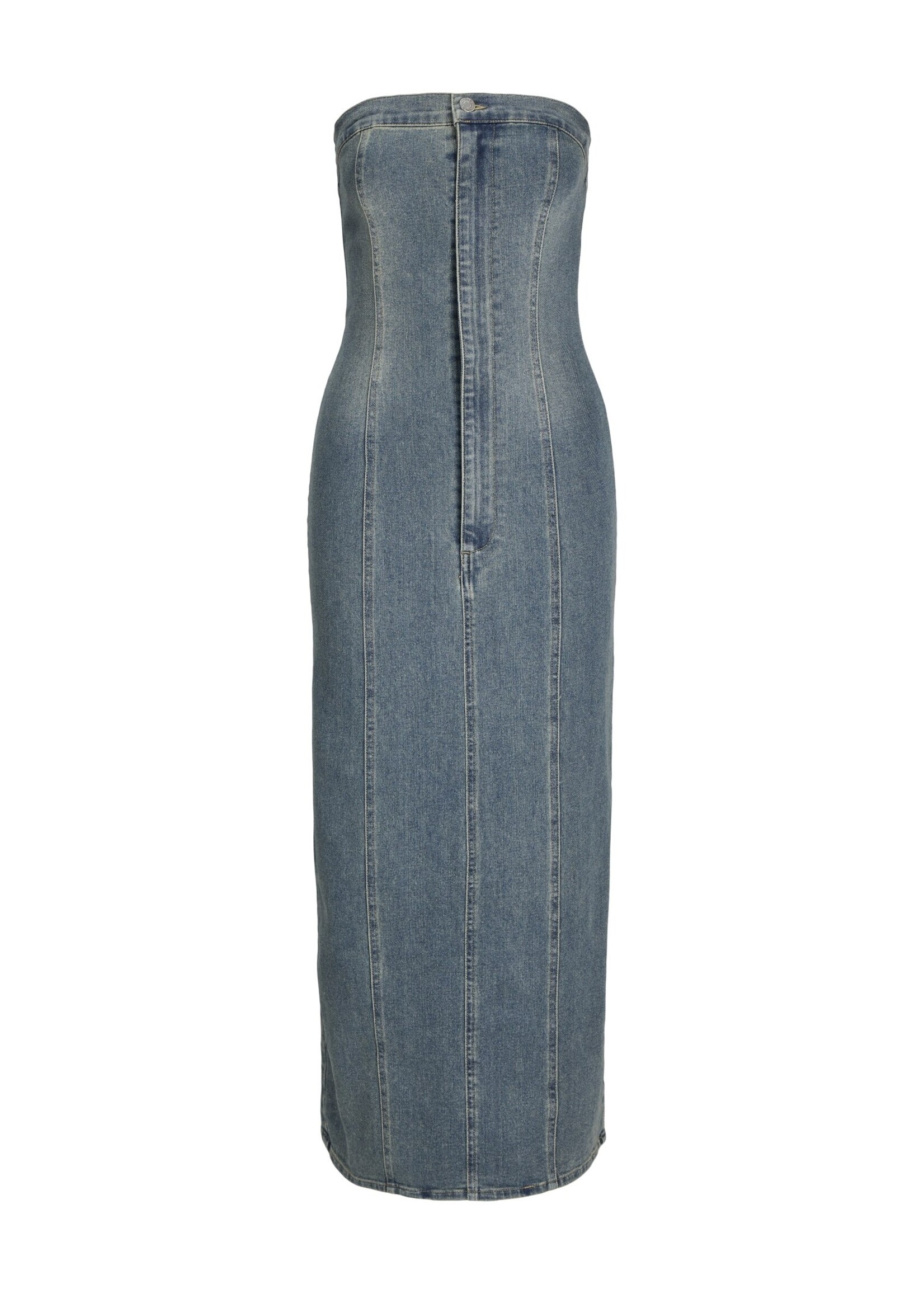 JJXX JXTINGA SLIM DRESS - MEDIUM BLUE DENIM