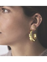 anna+nina Single Goblet Stud - Gold Plated