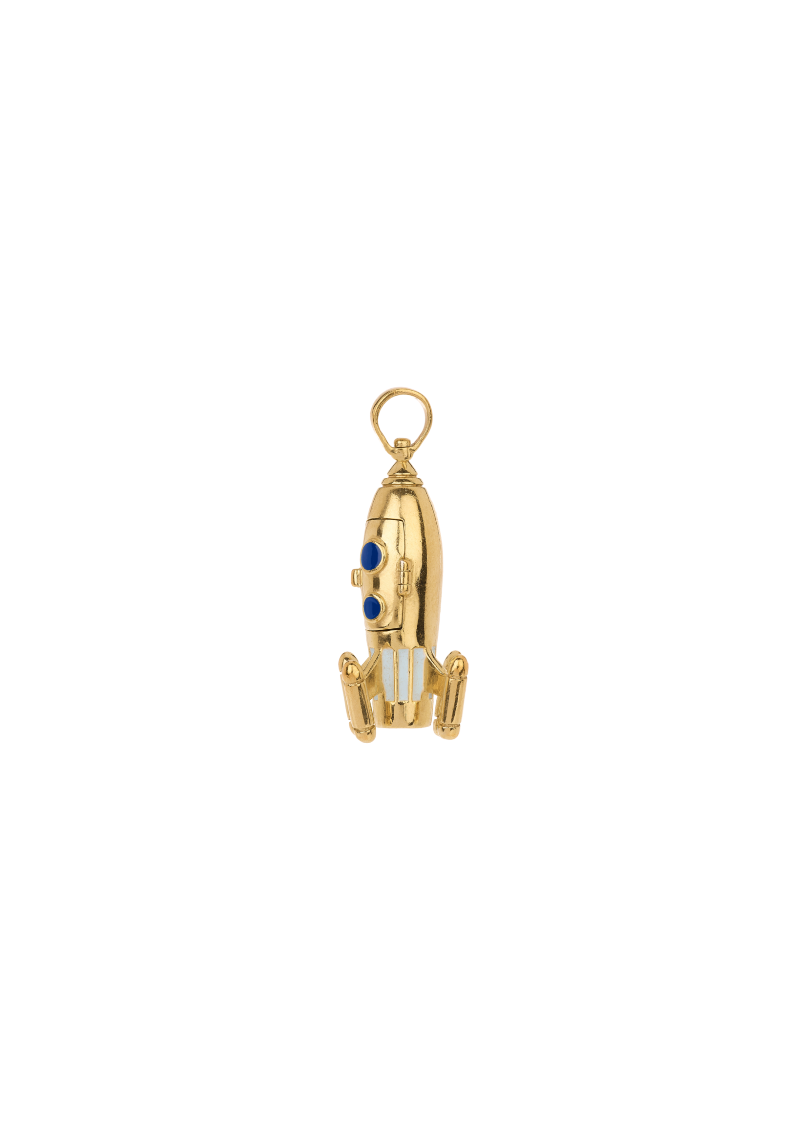 anna+nina Into Space Charm - Gold Plated