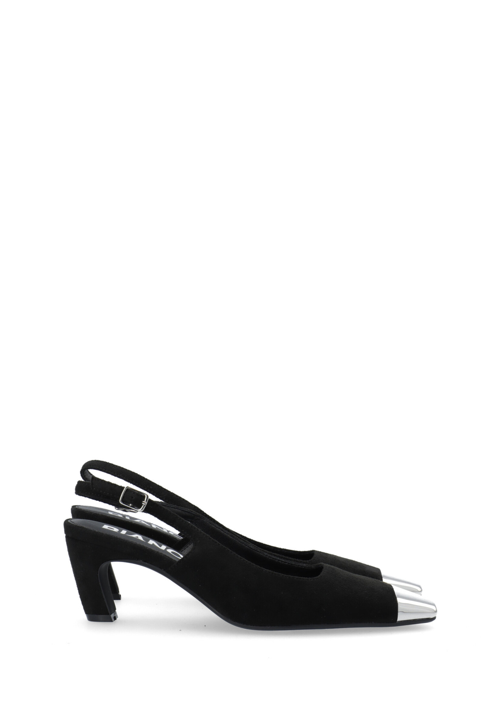 BIANCO BIACLARA slingback Faux Suede - Black