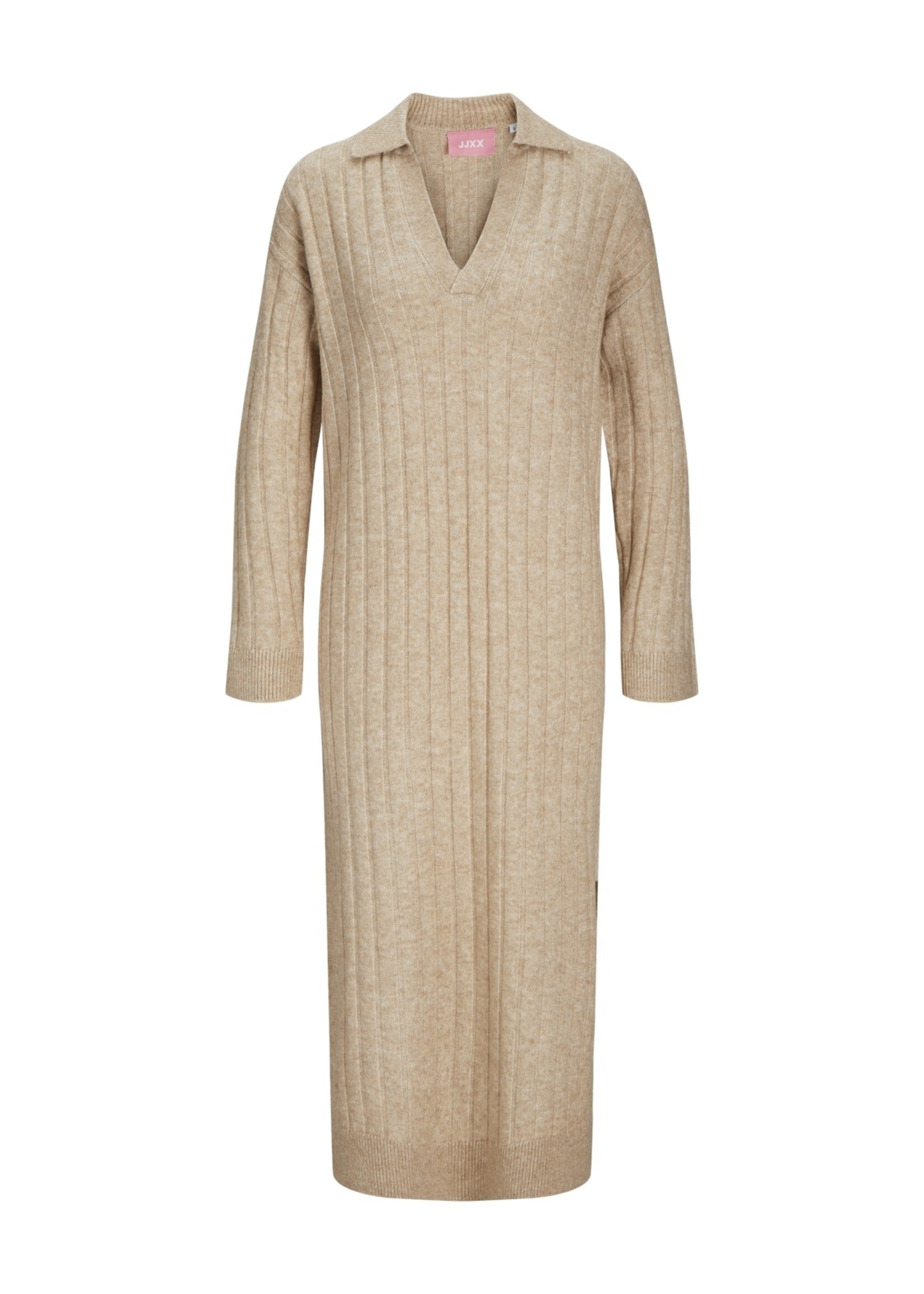 JJXX JXOZZY DIVERSE POLO NECK DRESS - PEYOTE