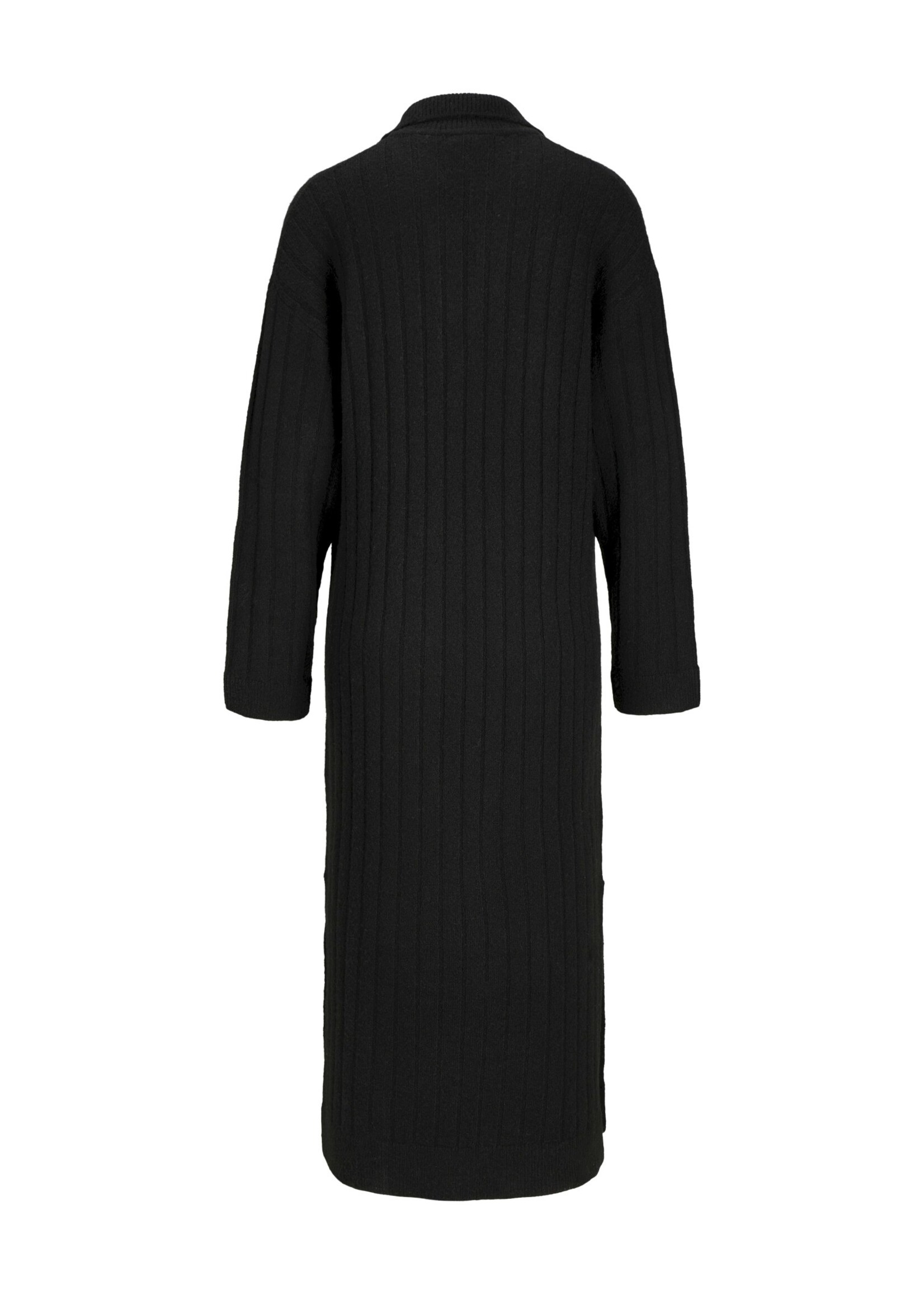 JJXX JXOZZY DIVERSE POLO NECK DRESS - BLACK