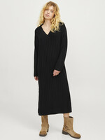 JXOZZY DIVERSE POLO NECK DRESS - BLACK