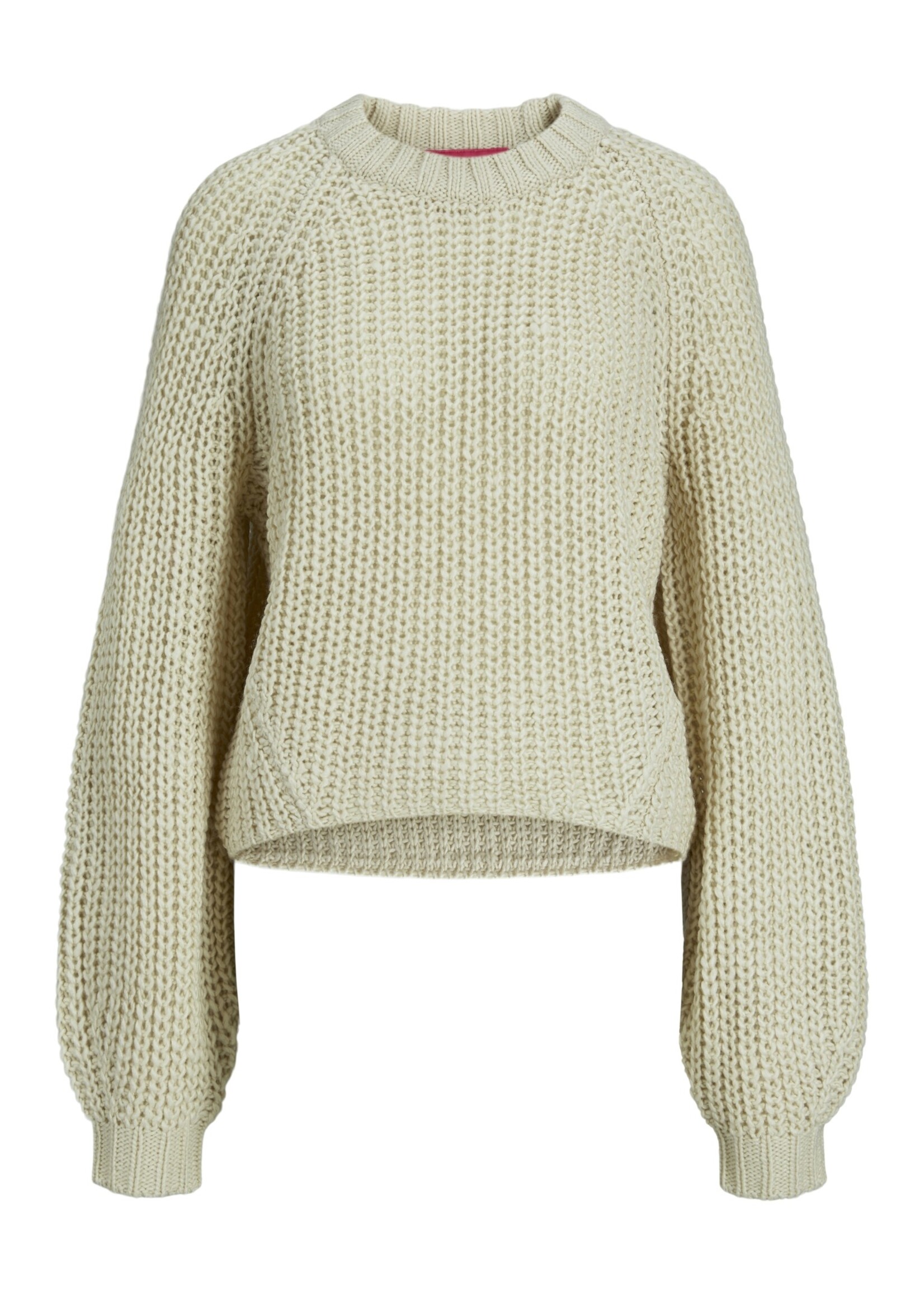 JJXX JXKELLY CHUNKY CREW NECK KNIT - BONE WHITE