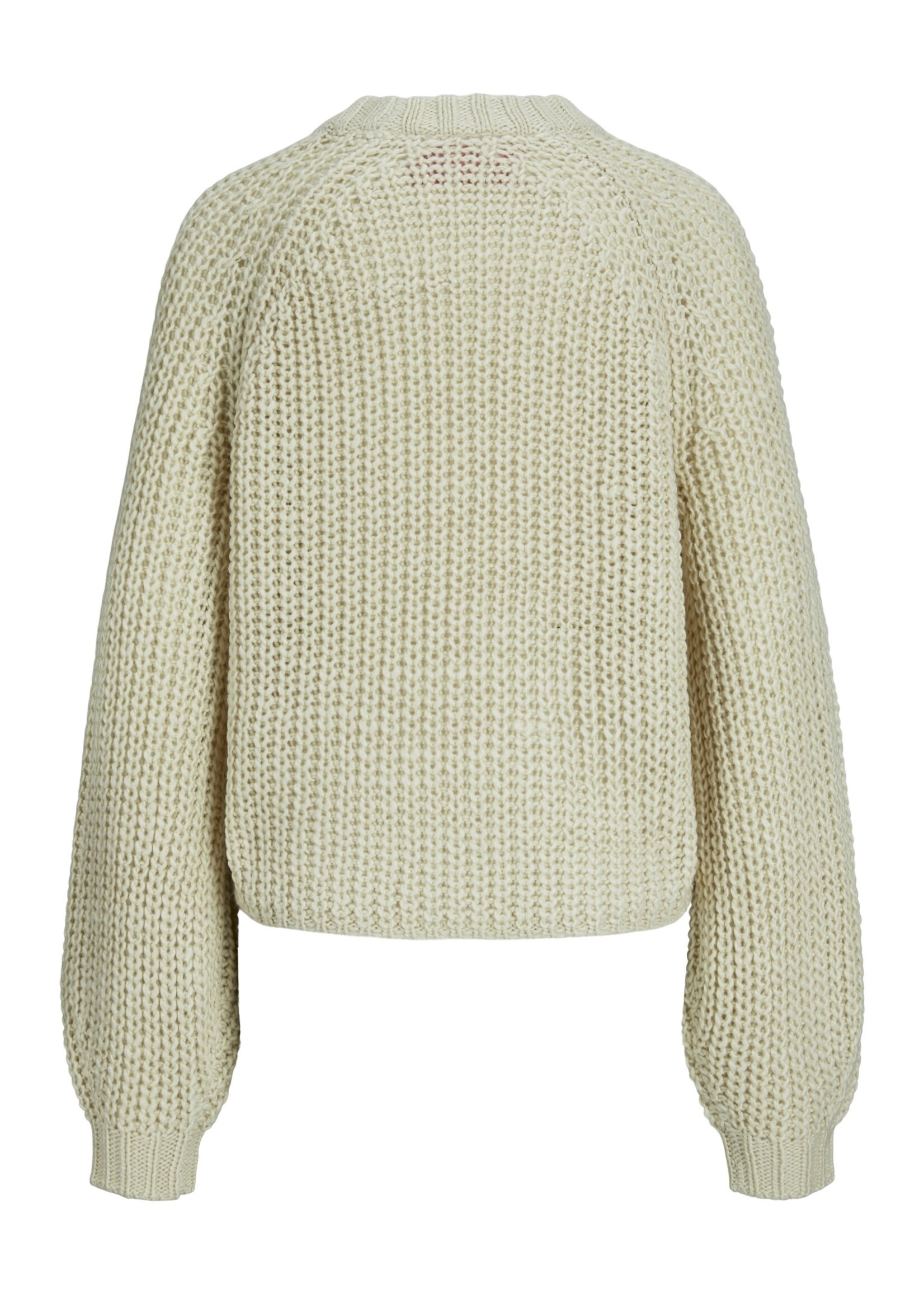 JJXX JXKELLY CHUNKY CREW NECK KNIT - BONE WHITE