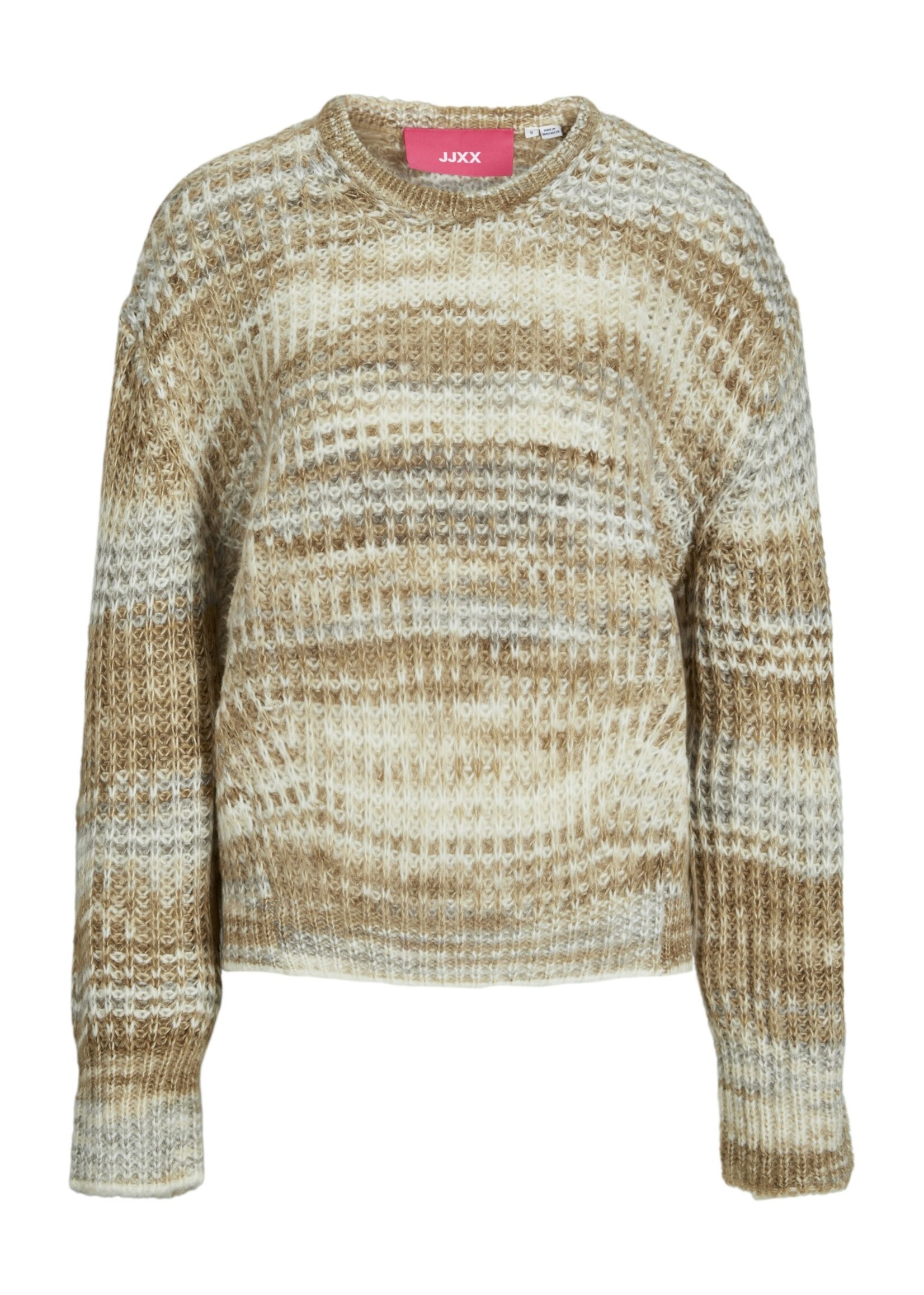 JJXX JXSIMONE SPACE DYE CREW NECK KNIT - KELP