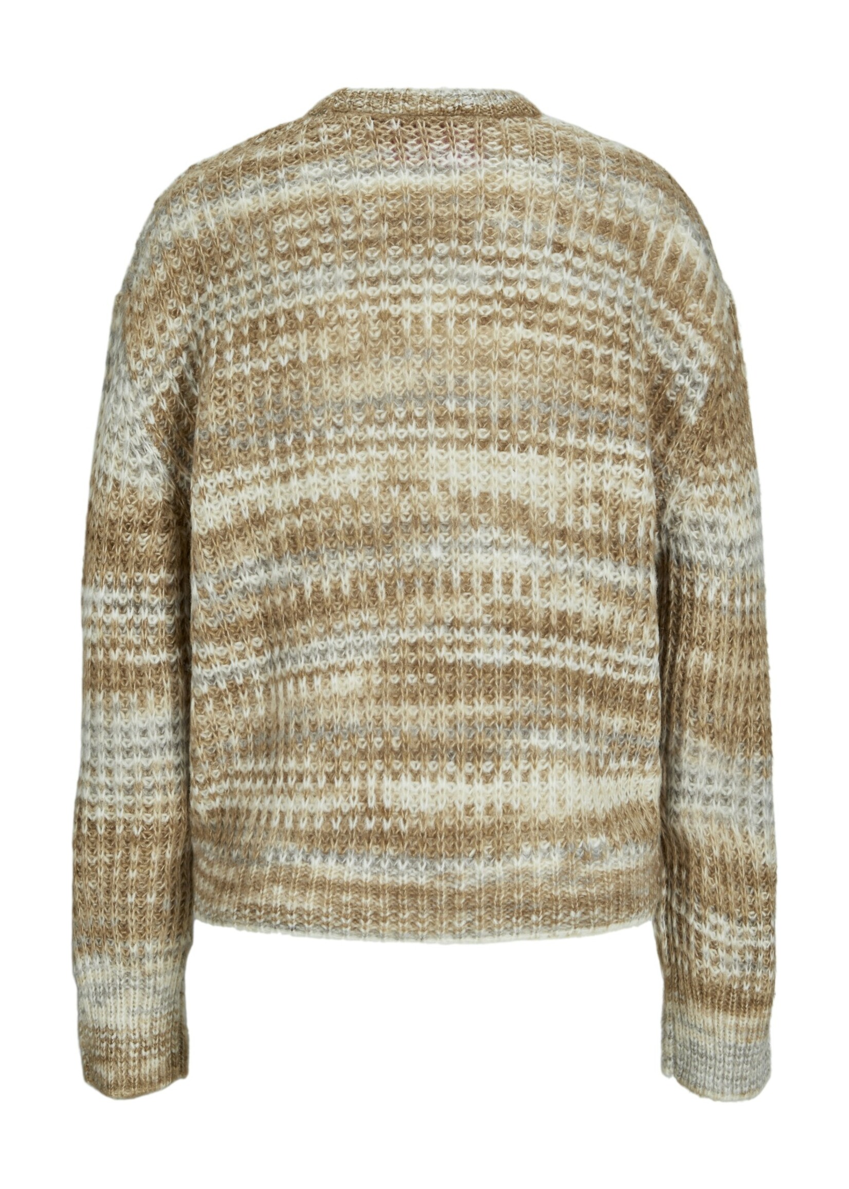 JJXX JXSIMONE SPACE DYE CREW NECK KNIT - KELP