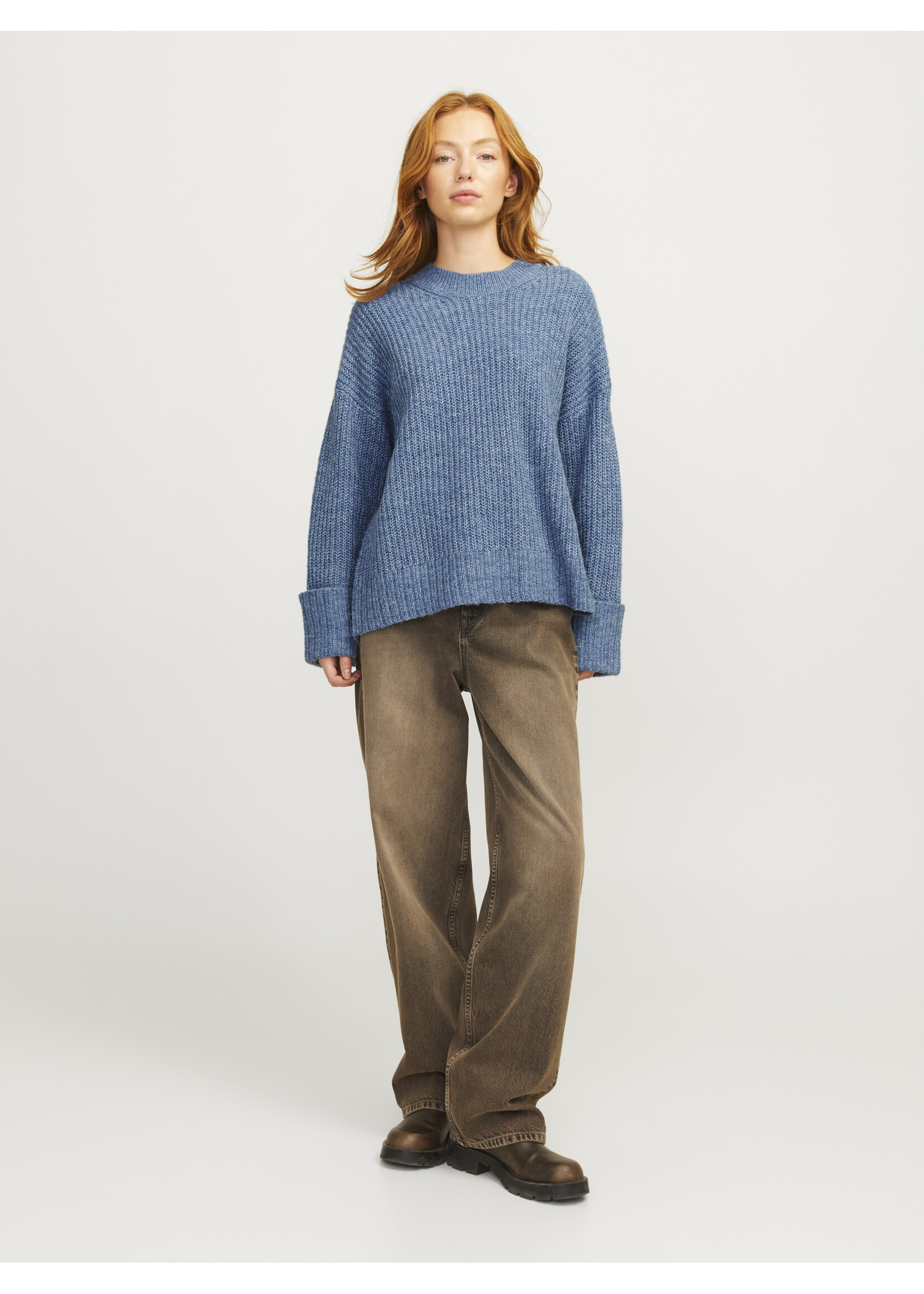 JJXX JXELLINORA CREW NECK KNIT - CORONET BLUE
