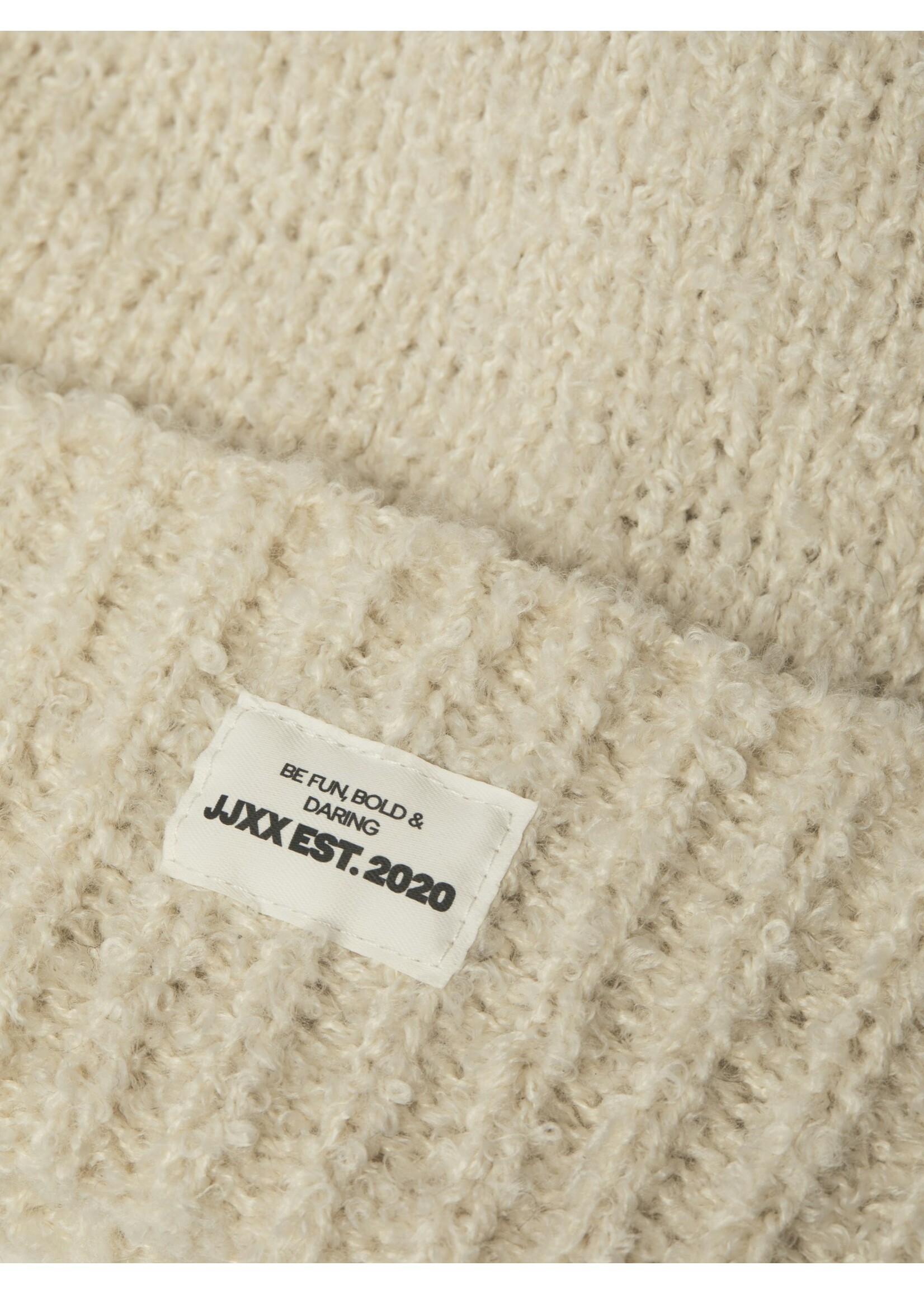 JJXX JXMARLEE BOUCLE BEANIE - VANILLE ICE