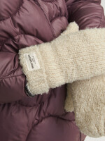 JJXX JXMARLEE BOUCLE MITTENS - VANILLA ICE