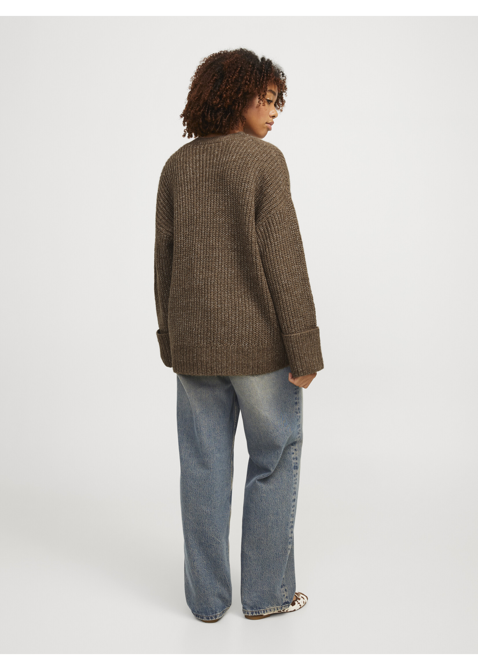 JJXX JXELLINORA CREW NECK KNIT - TOASTED COCONUT