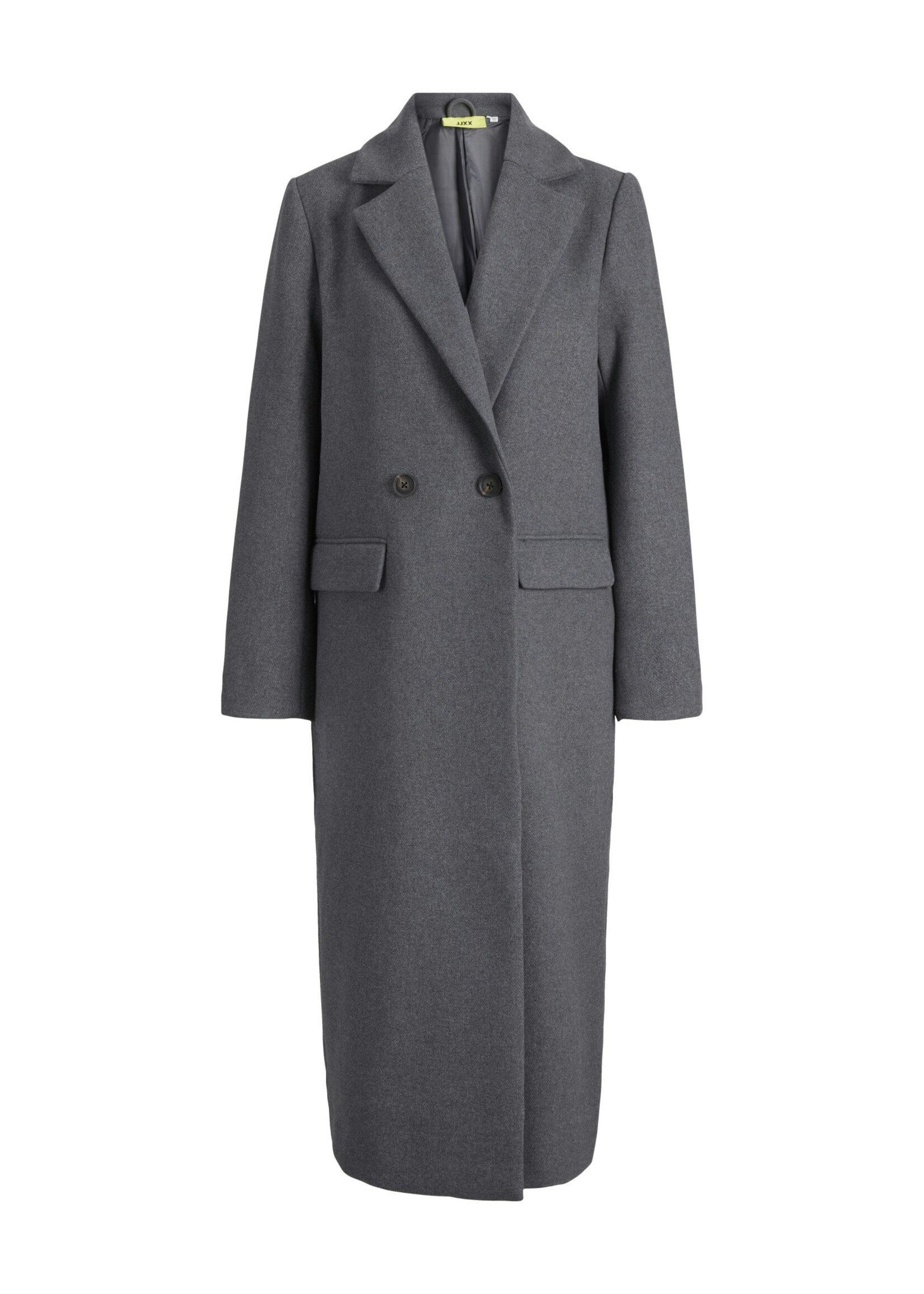 JJXX JXELISA LONG WOOL BLEND COAT - MEDIUM GREY MELAGE