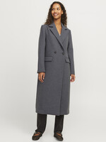 JJXX JXELISA LONG WOOL BLEND COAT - MEDIUM GREY MELAGE