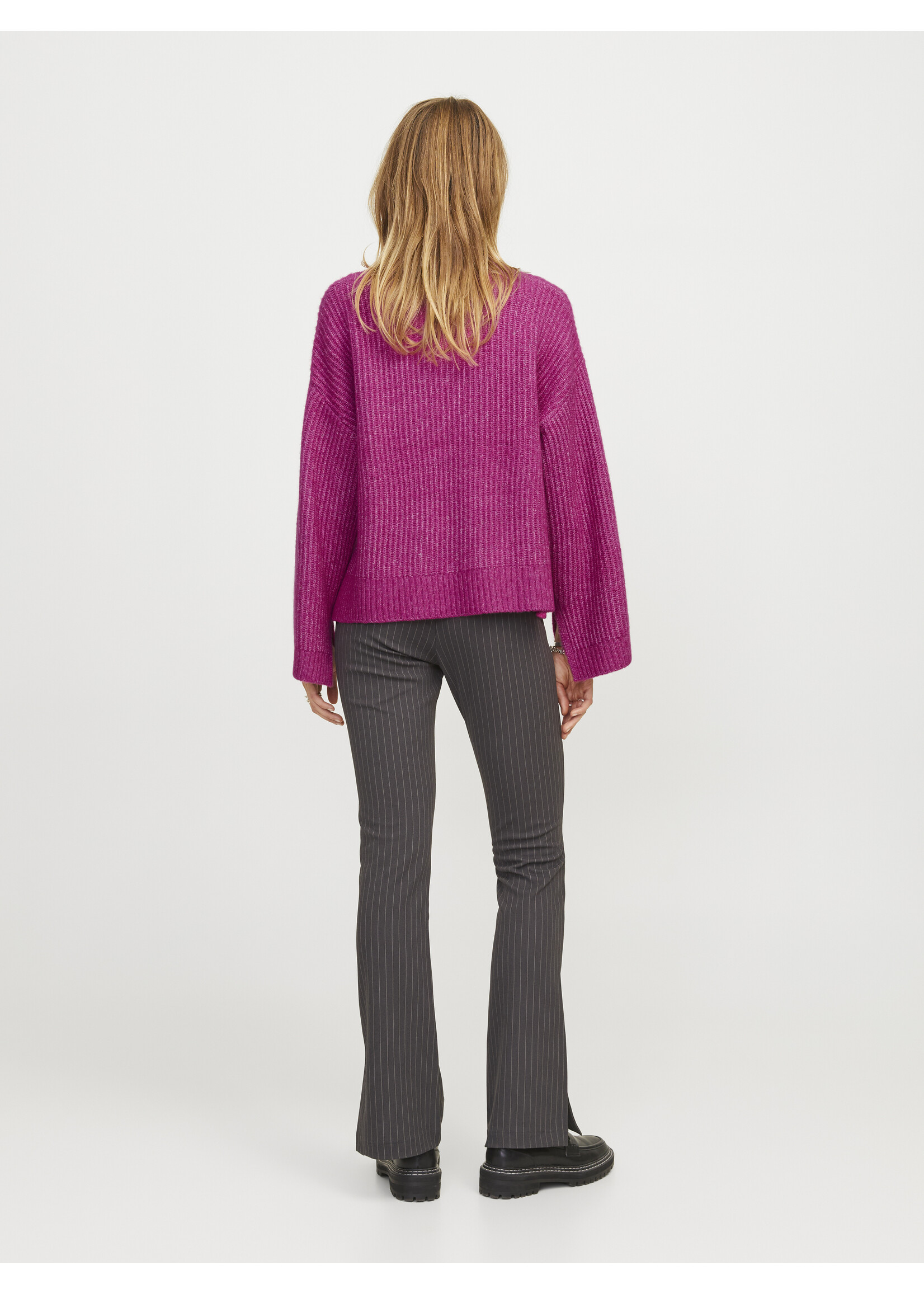 JXSIGGA CREW NECK KNIT - FUCHSIA RED