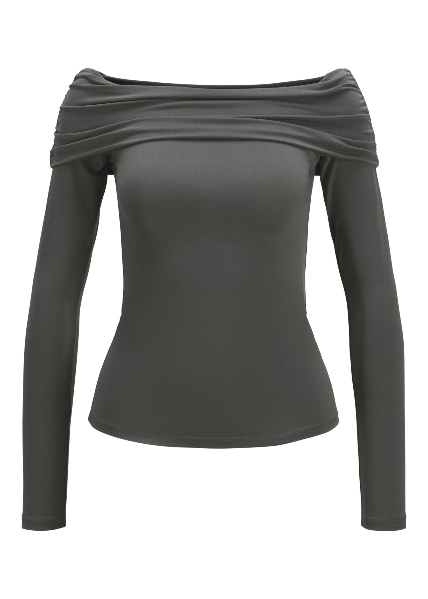 JXMILLE OFF SHOULDER TOP - THUNDERSTORM