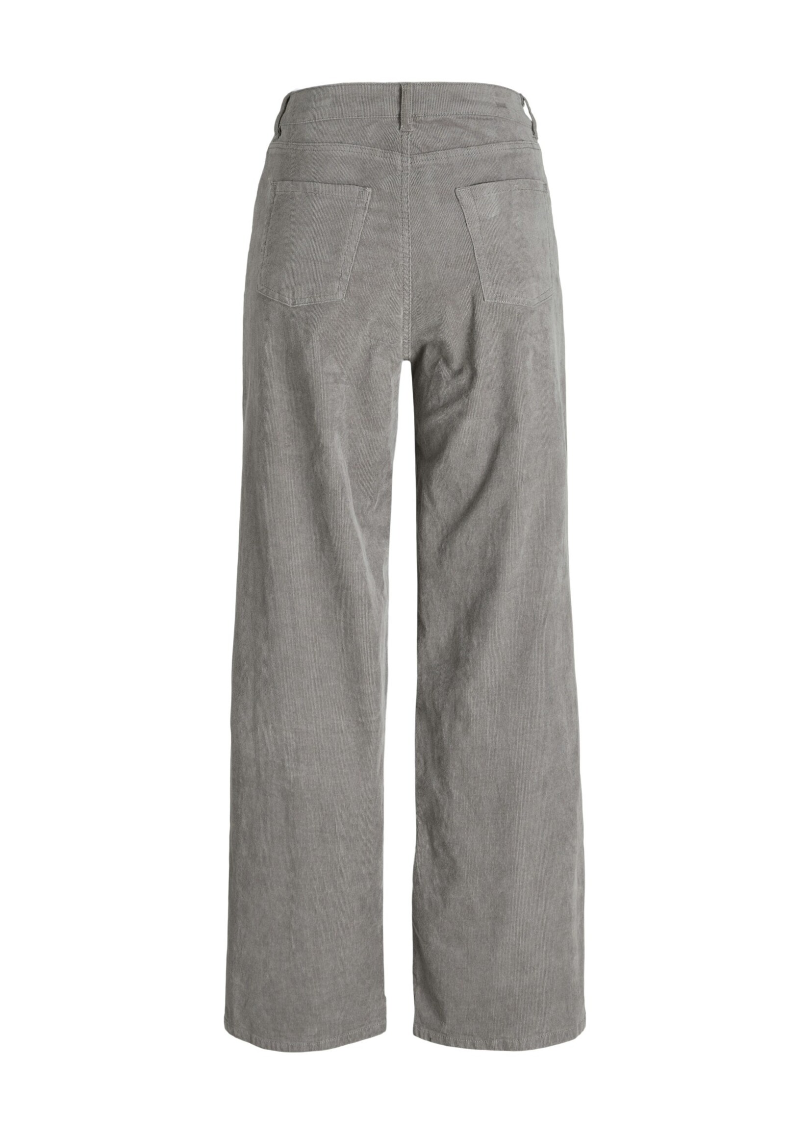 JXGELLY WIDE HW  CORD PANT - GRAY FLANNEL