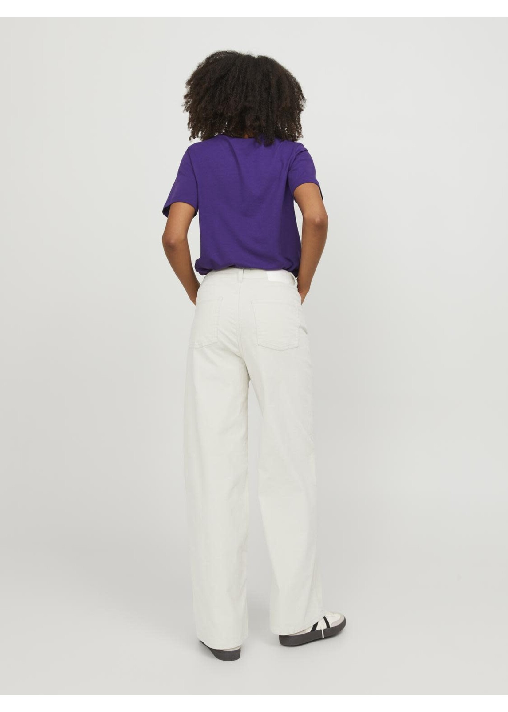 JJXX JXGELLY WIDE HW CORD PANT - BONE WHITE