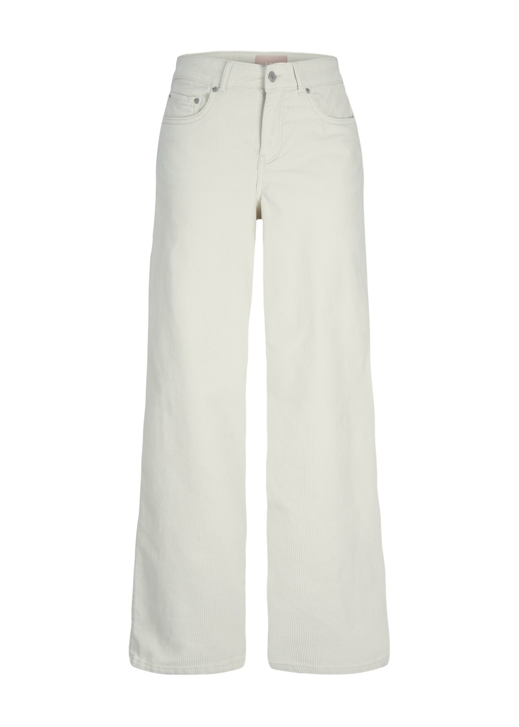 JJXX JXGELLY WIDE HW CORD PANT - BONE WHITE
