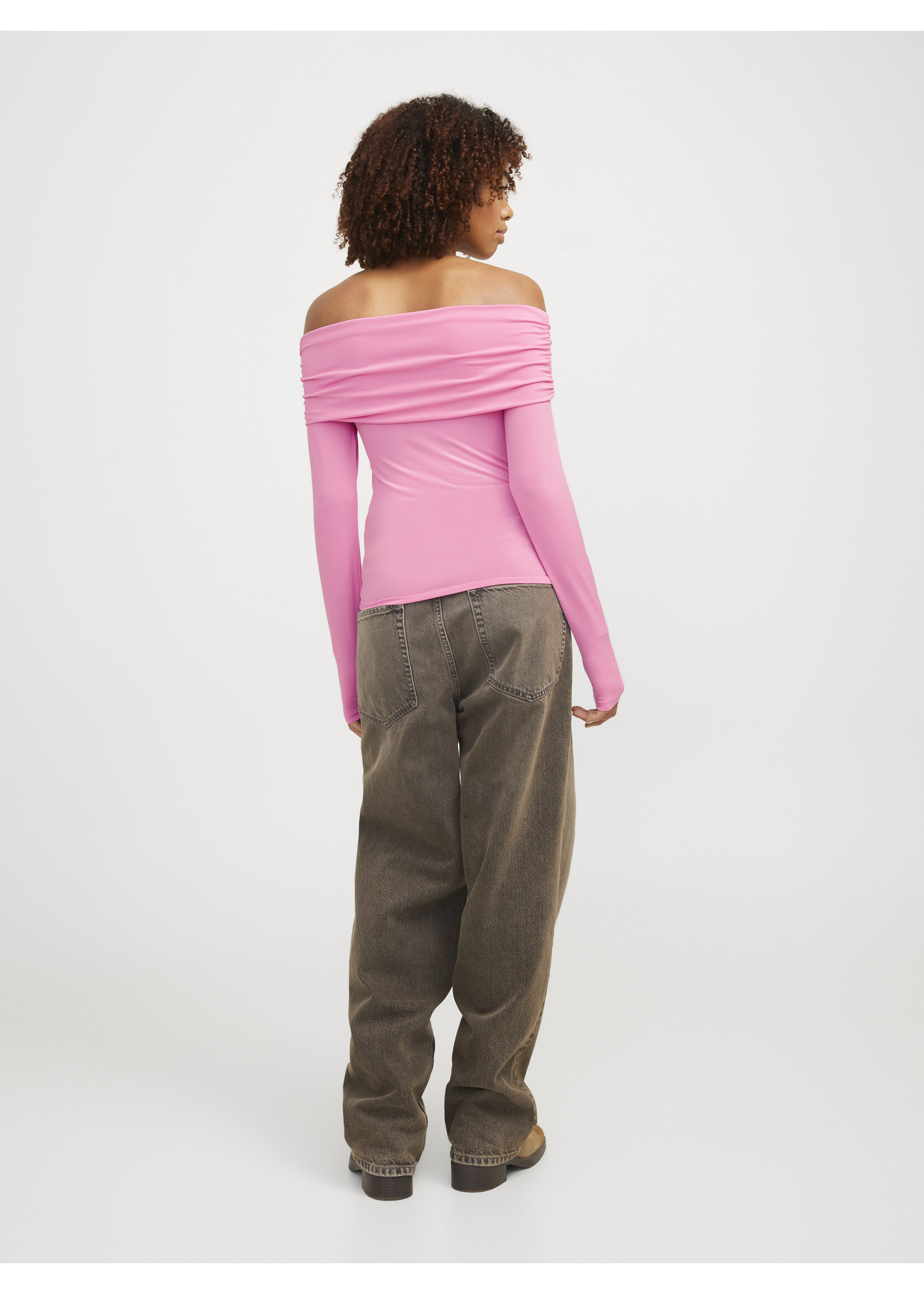 JJXX JXMILLE OFF SHOULDER TOP - MOONLITE MAUVE