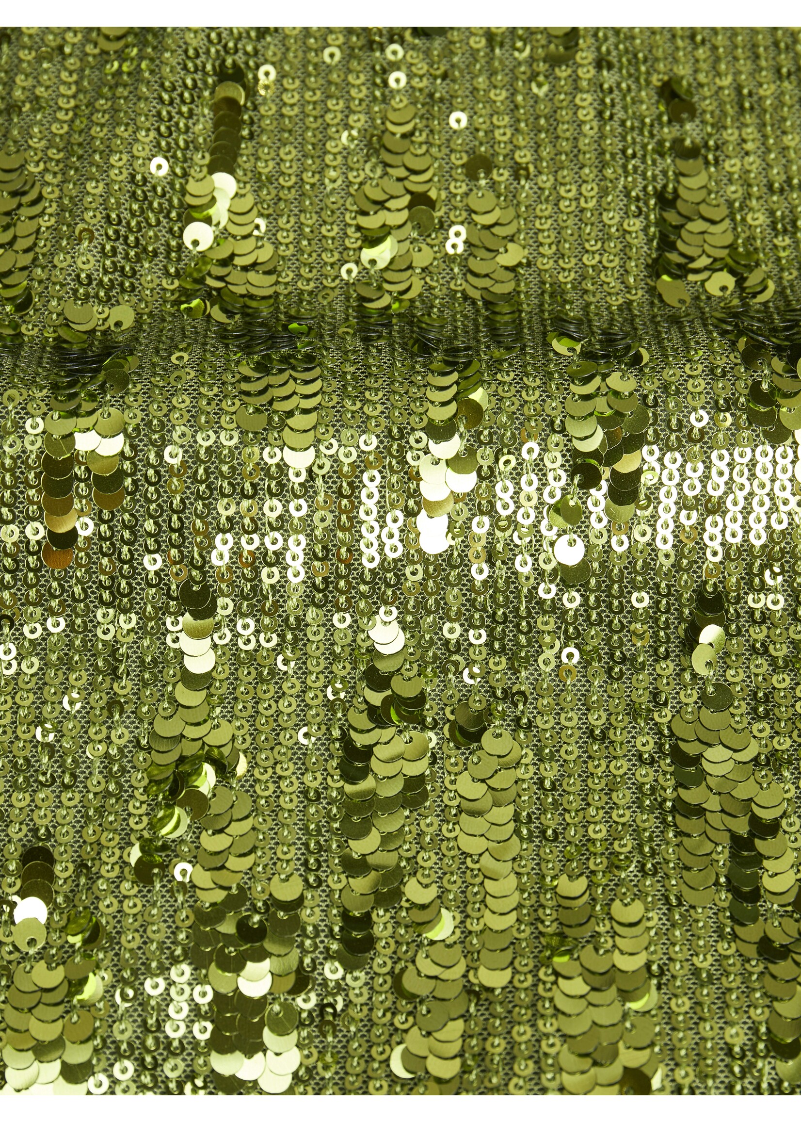 JXTARA SEQUIN MINI SKIRT - PERROT GREEN