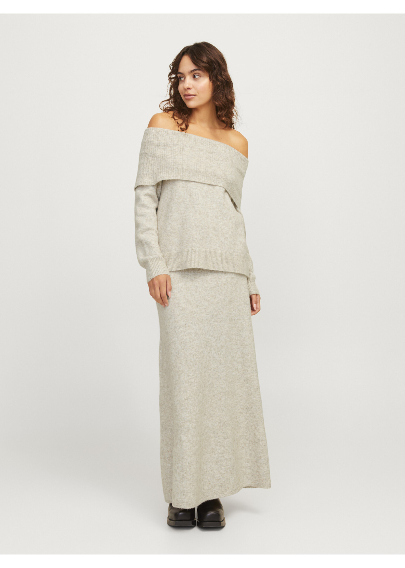 JXMINKA KNIT SKIRT - FOG