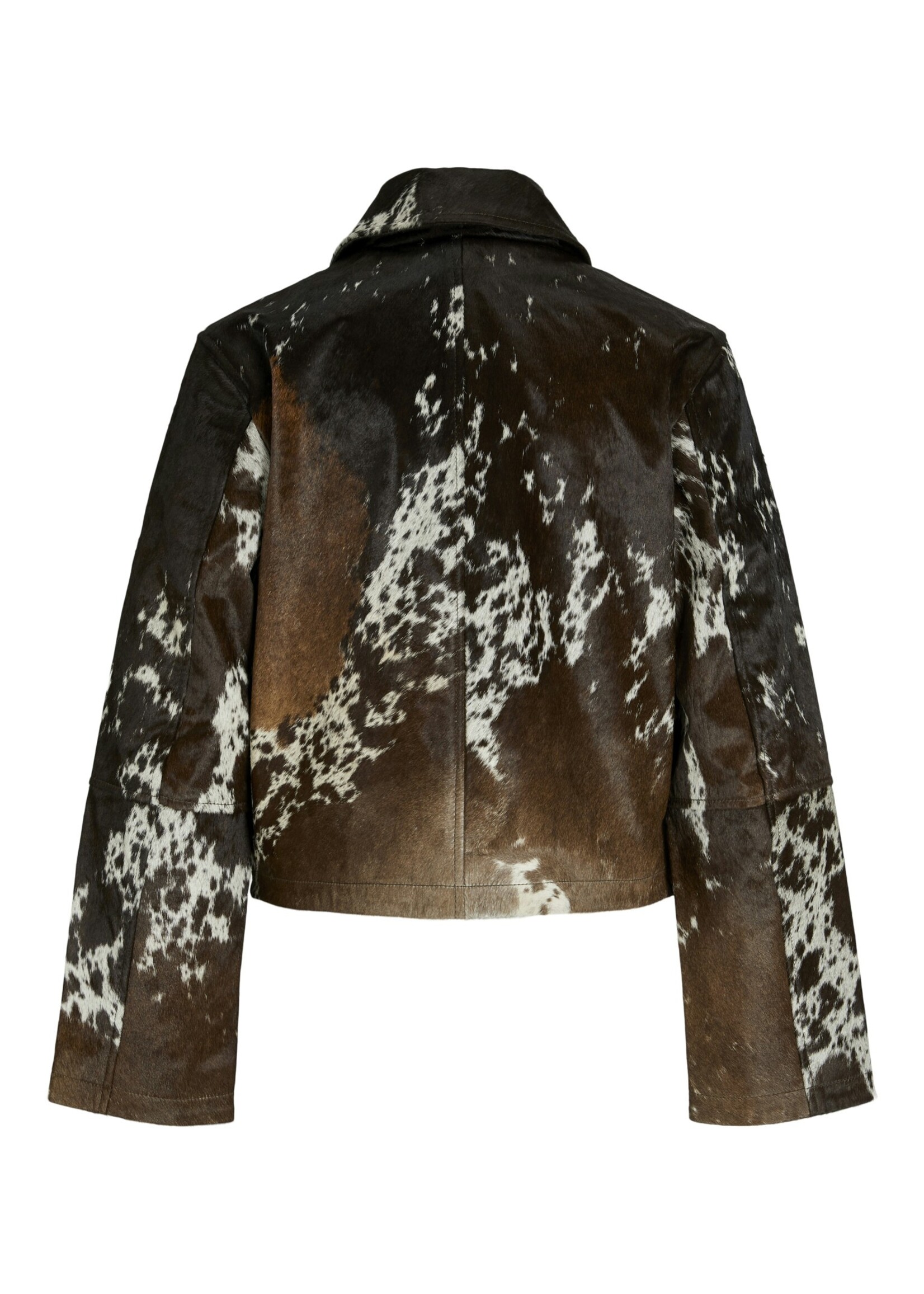 JXENYA Leather cow jacket