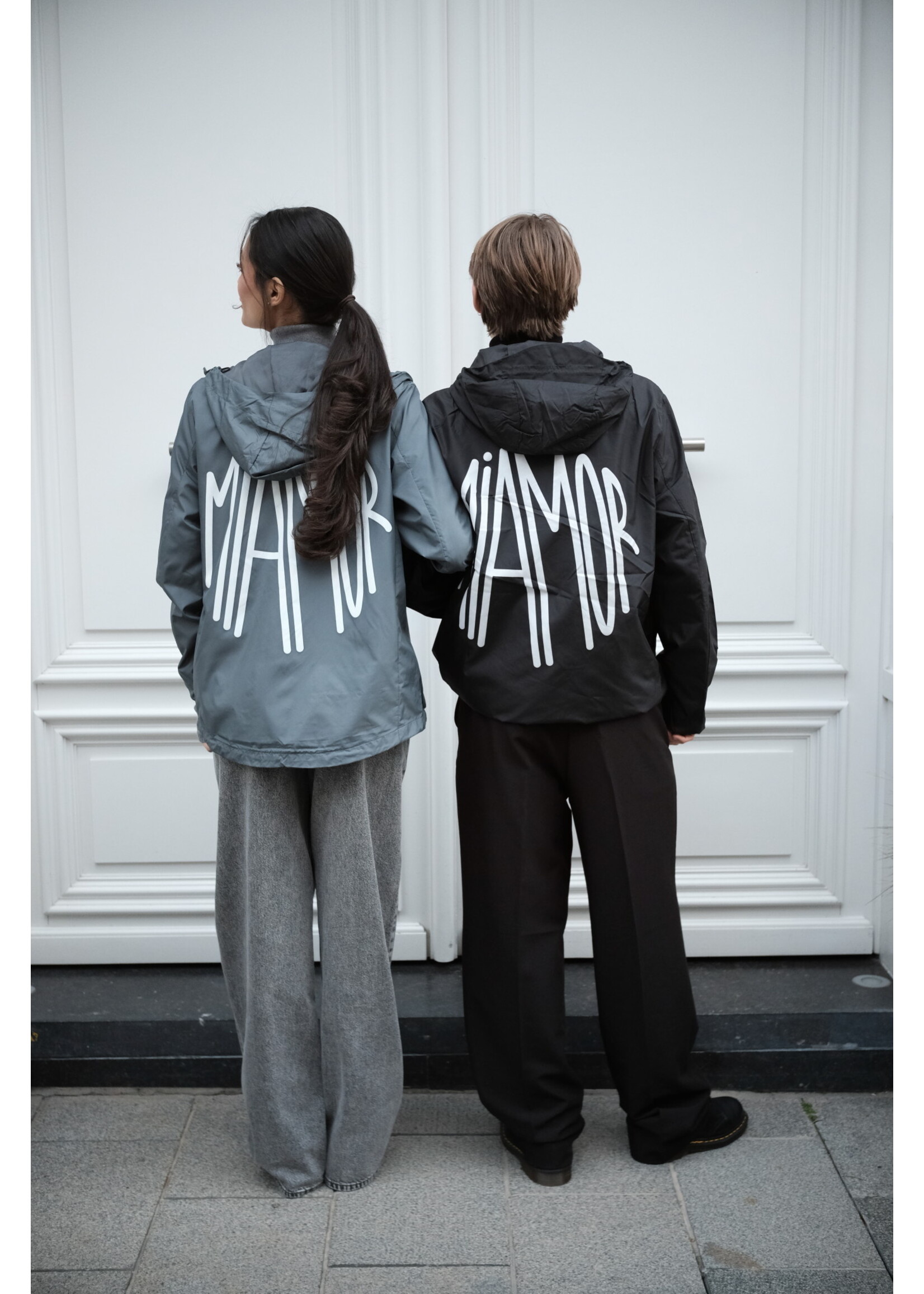 MIAMOR Miamor rain jacket - deep grey